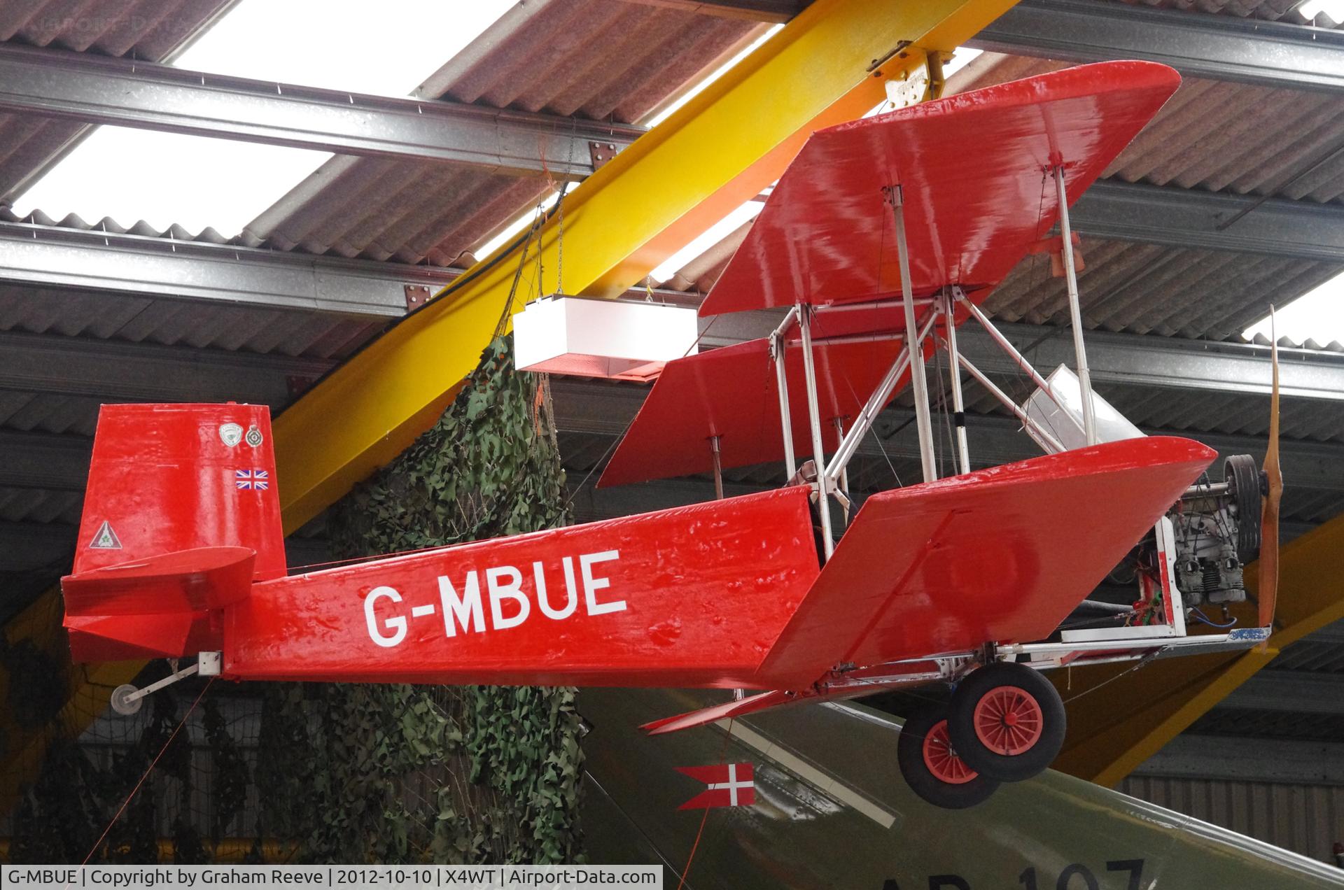 G-MBUE, Micro Biplane Aviation Tiger Cub 440 C/N MBA-001, Preserved at the Newark Air Museum.