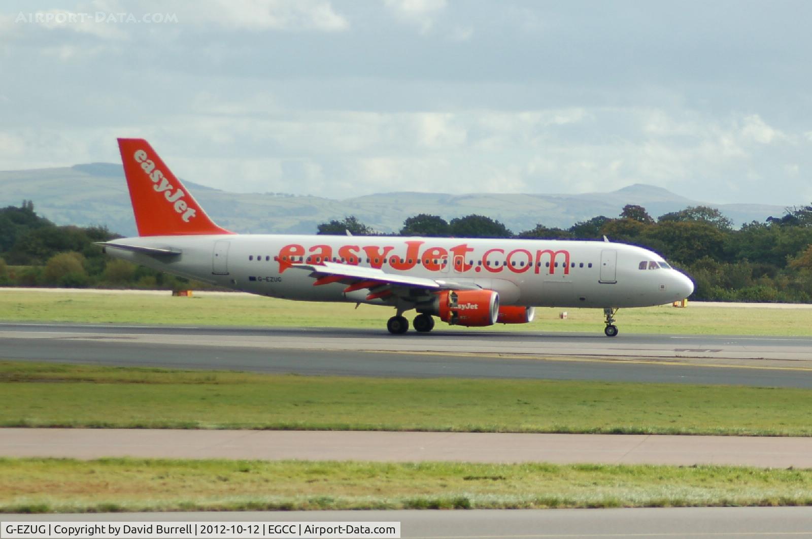 G-EZUG, 2011 Airbus A320-214 C/N 4680, Easyjet Airbus A320 G-EZUG landed at Manchester Airport.
