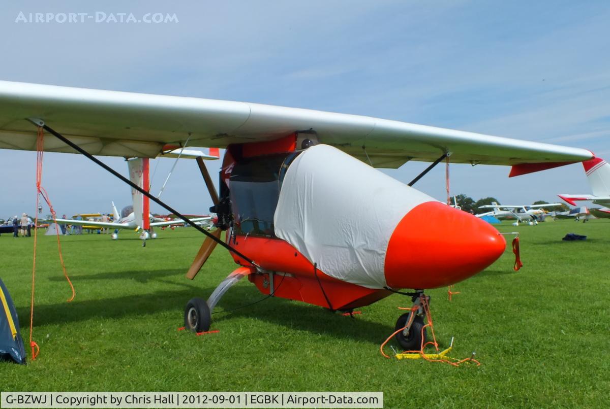 G-BZWJ, 2002 CFM Streak Shadow C/N PFA 206-13553, at the at the LAA Rally 2012, Sywell