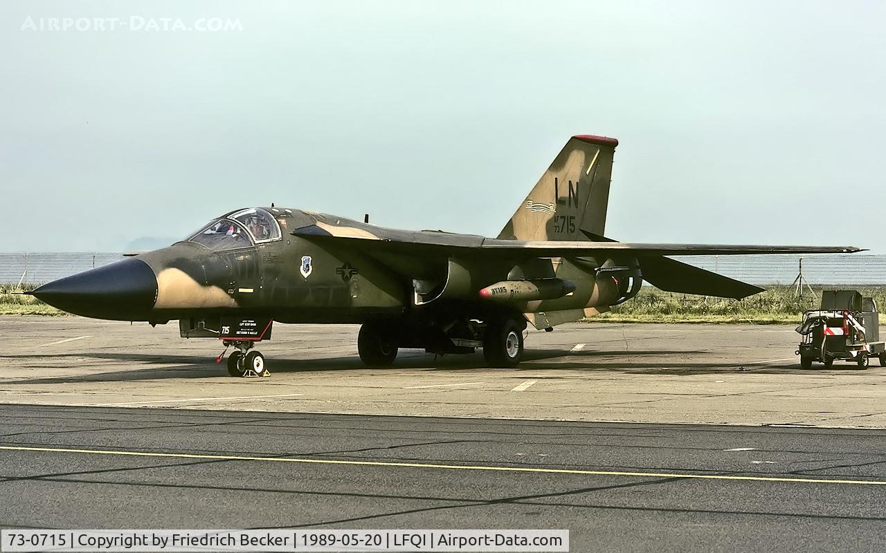 73-0715, 1973 General Dynamics F-111F Aardvark C/N E2-91, static display