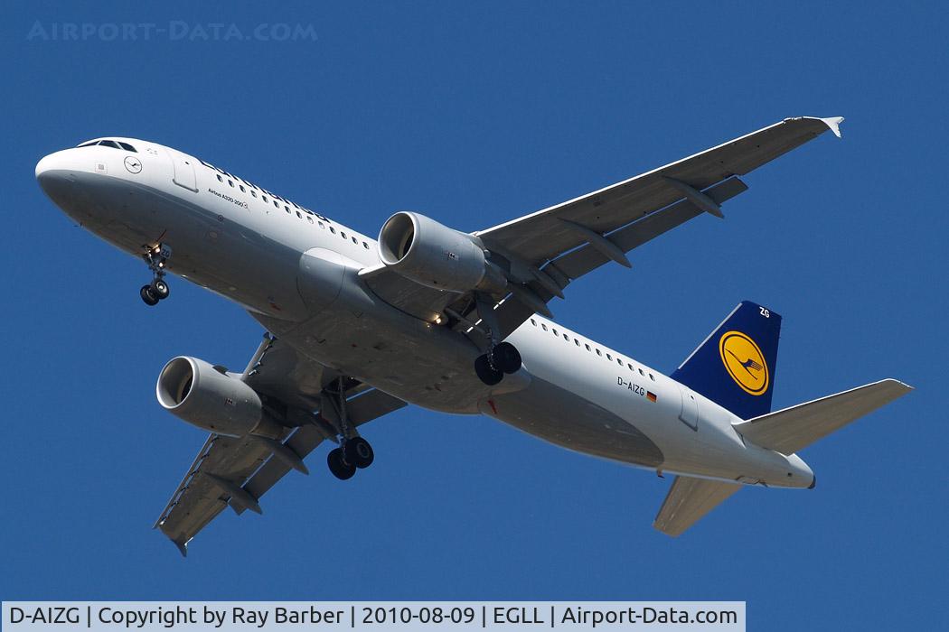 D-AIZG, 2010 Airbus A320-214 C/N 4324, Airbus A320-214 [4324] (Lufthansa) Home~G 09/08/2010