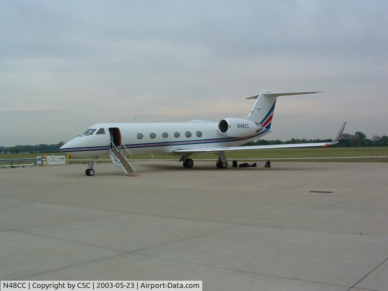 N48CC, 1999 Gulfstream Aerospace G-IV C/N 1363, On the feild in Texas
