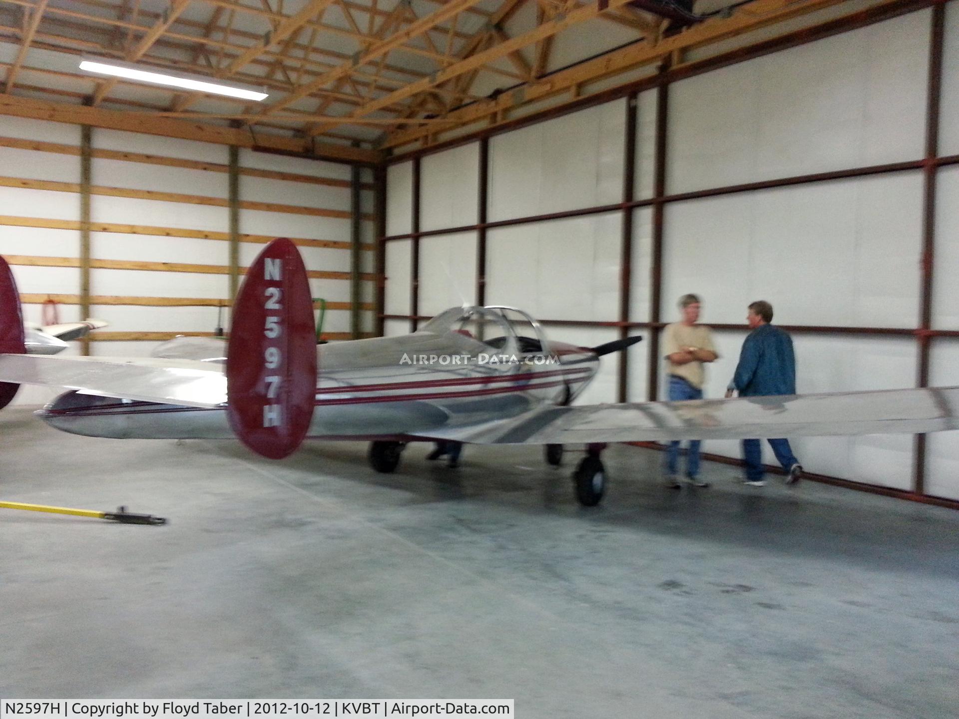 N2597H, 1946 Erco 415C Ercoupe C/N 3222, Ercoupe at Bentonville Arkansas