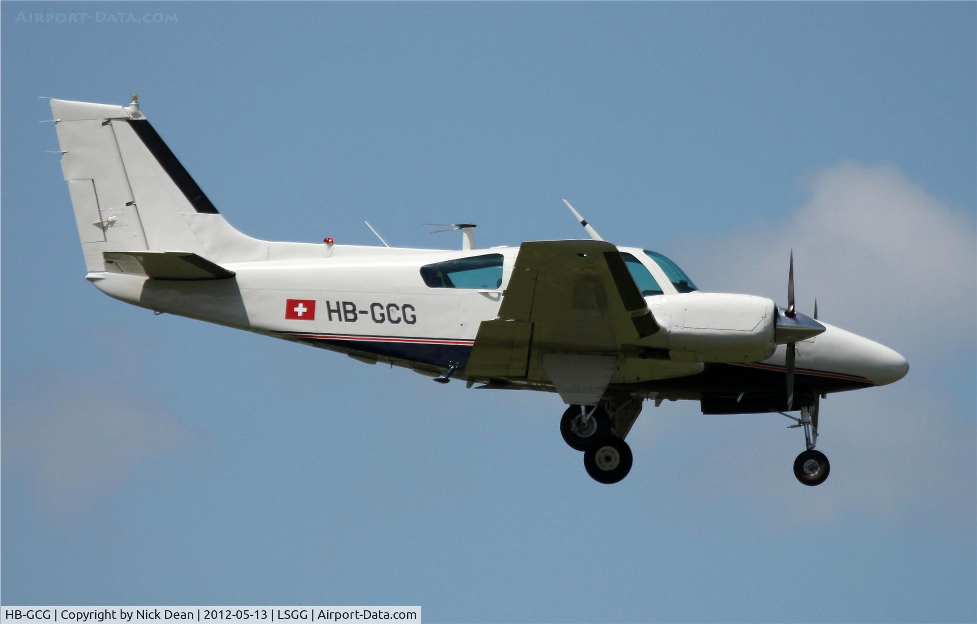 HB-GCG, 1961 Beechcraft 95-B55 Baron C/N TC-76, LSGG/GVA EBACE 2012