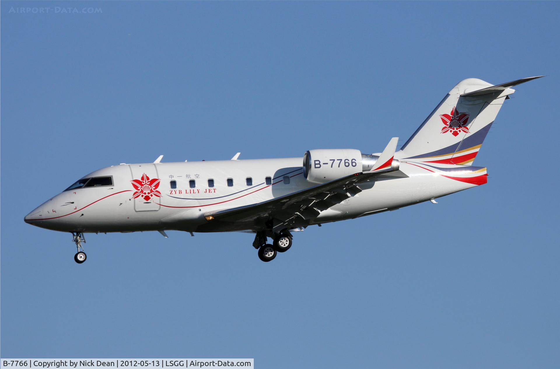B-7766, Canadair Challenger 604 (CL-600-2B16) C/N 5542, LSGG/GVA EBACE 2012