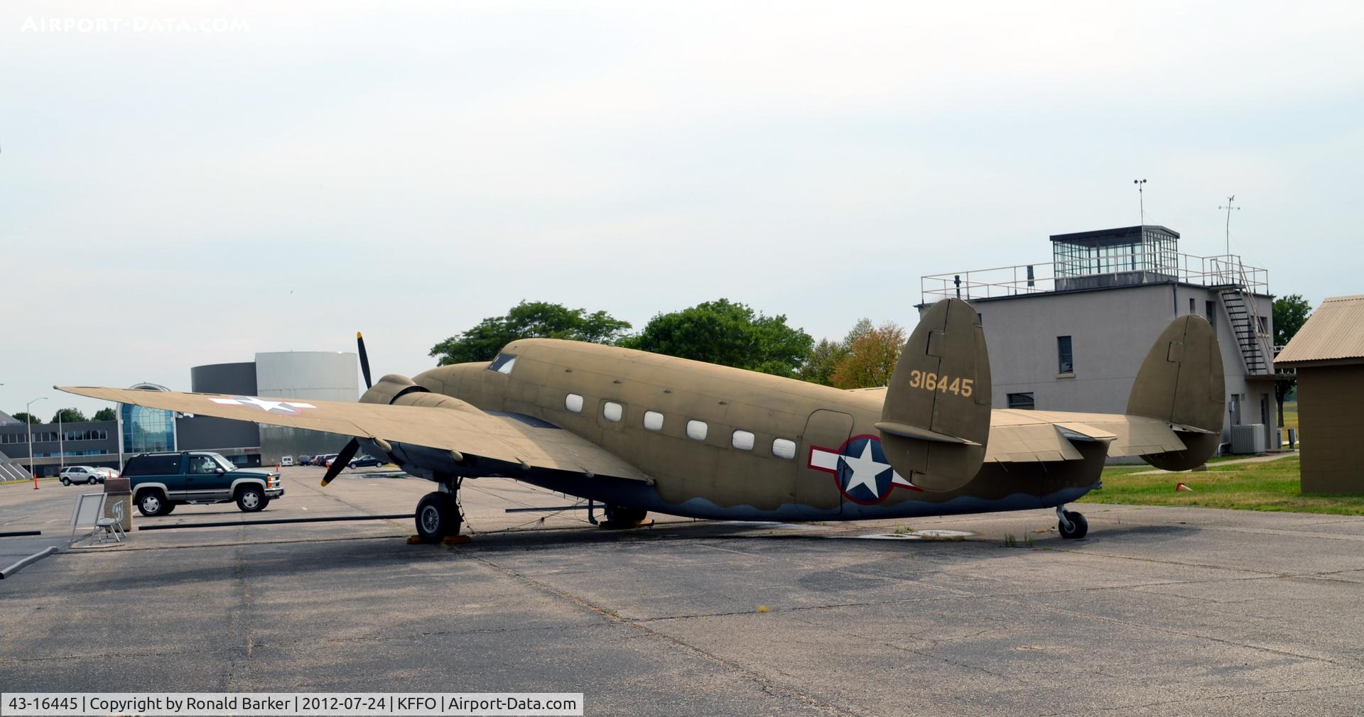 43-16445, 1943 Lockheed C-60A-5-LO Lodestar C/N 2606, AF Museum