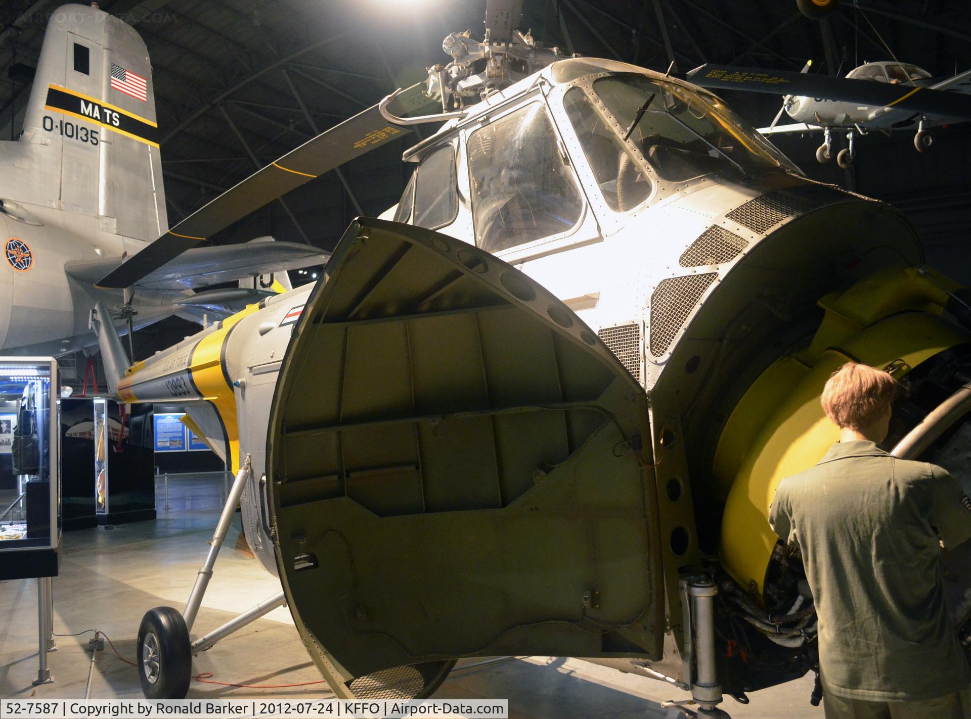 52-7587, 1952 Sikorsky H-19B Chickasaw C/N 55734, AF Museum  shown as 13893