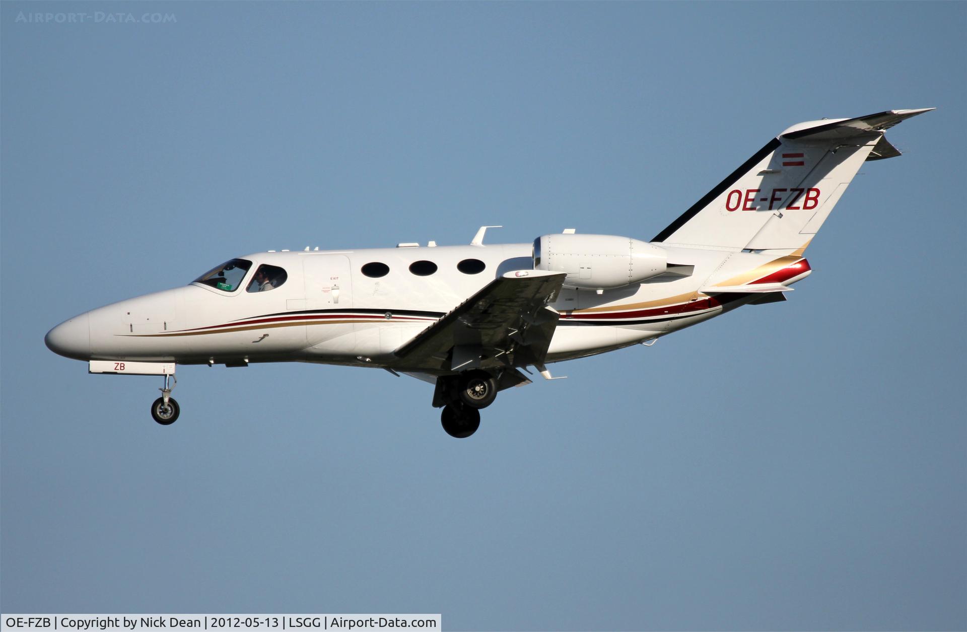 OE-FZB, 2008 Cessna 510 Citation Mustang Citation Mustang C/N 510-0145, LSGG/GVA EBACE 2012