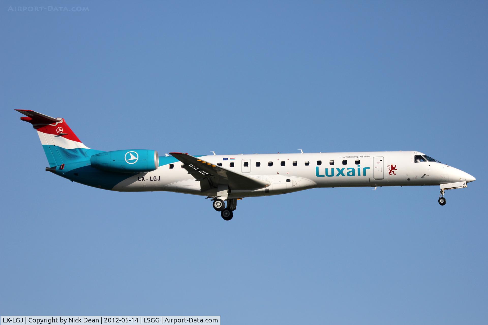 LX-LGJ, 2001 Embraer EMB-145LU (ERJ-145LU) C/N 145395, LSGG/GVA EBACE 2012