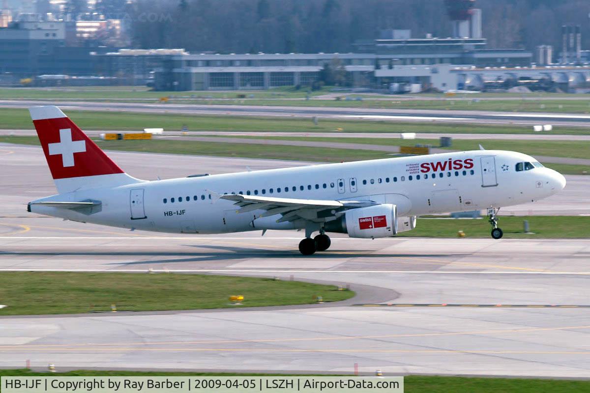 HB-IJF, 1995 Airbus A320-214 C/N 562, Airbus A320-214 [0562] (Swiss International Air Lines) Zurich~HB 05/04/2009