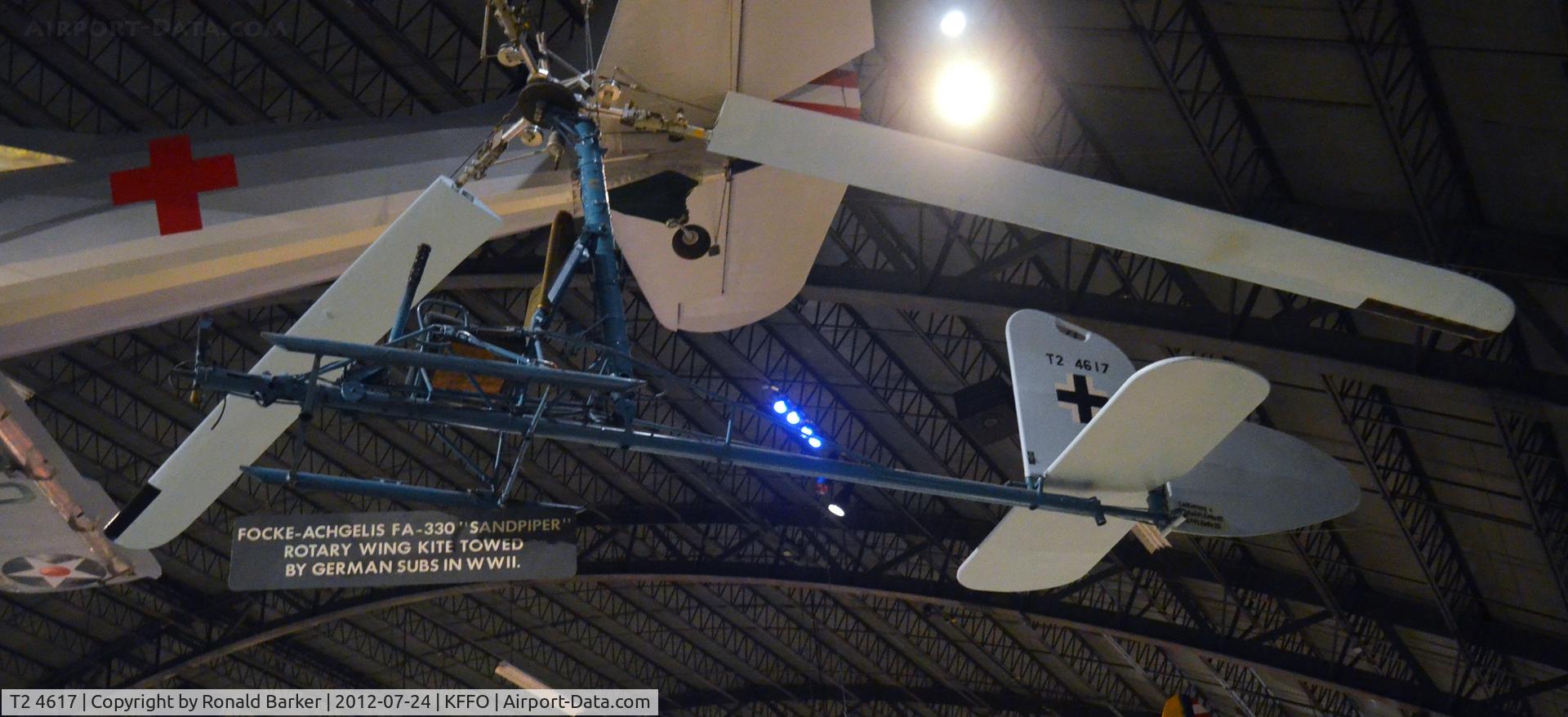 T2 4617, Focke-Achgelis Fa-330A-1 C/N Not found T2 4617, FA-330-A-1 T-2 4617 at AF Museum