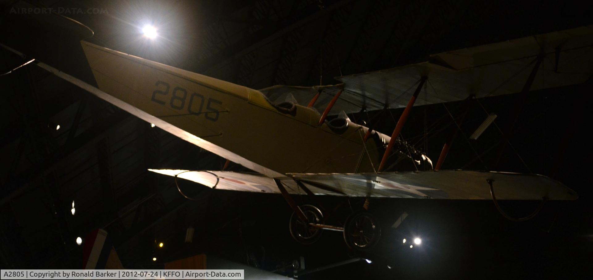 A2805, 1918 Curtiss JN-4D Jenny C/N 278, JN-4D  2805