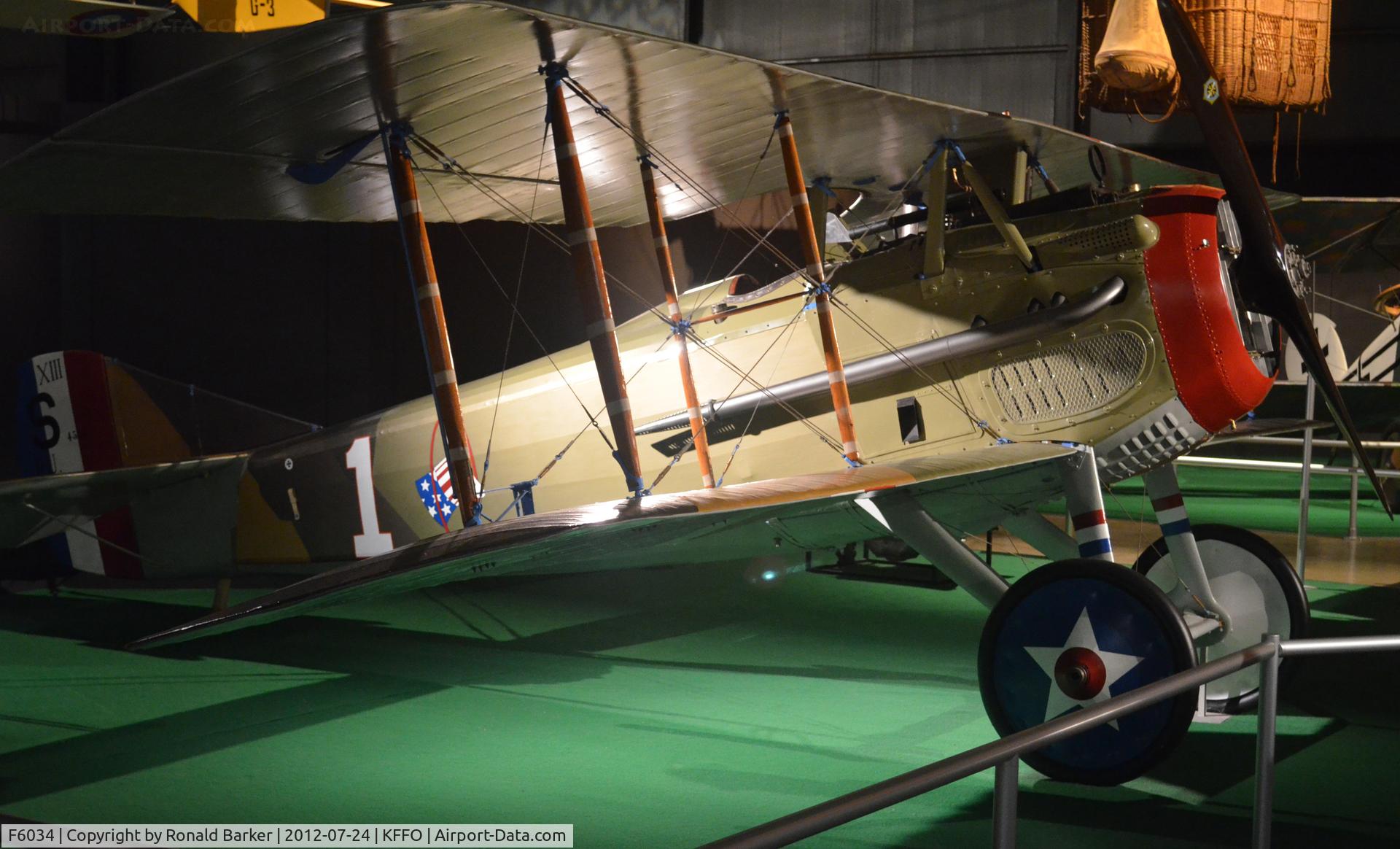 F6034, 1974 Sopwith F.1 Camel C/N Not found F6034, SPAD XIII