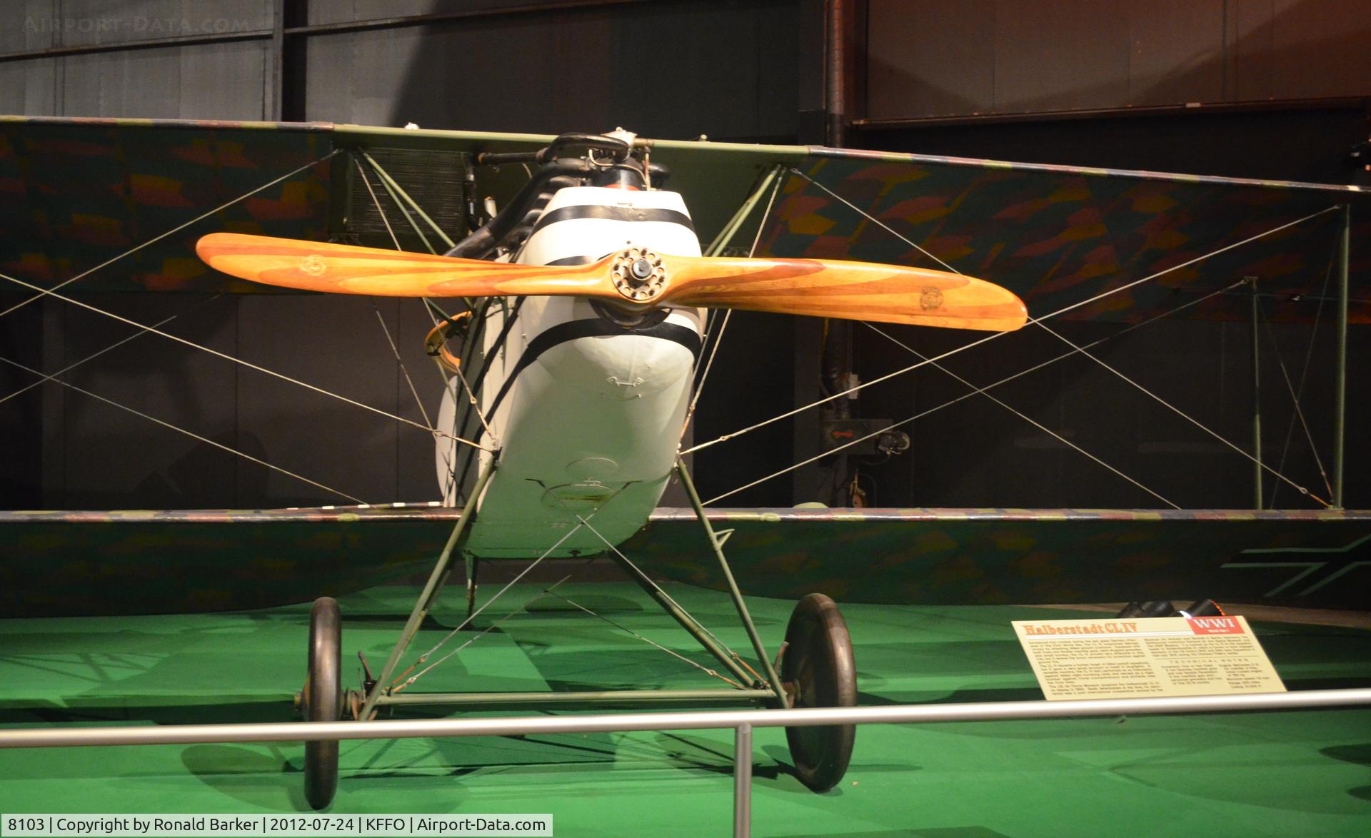 8103, 1918 Halberstadt CL.IV C/N 4205, HBT  CL.IV
