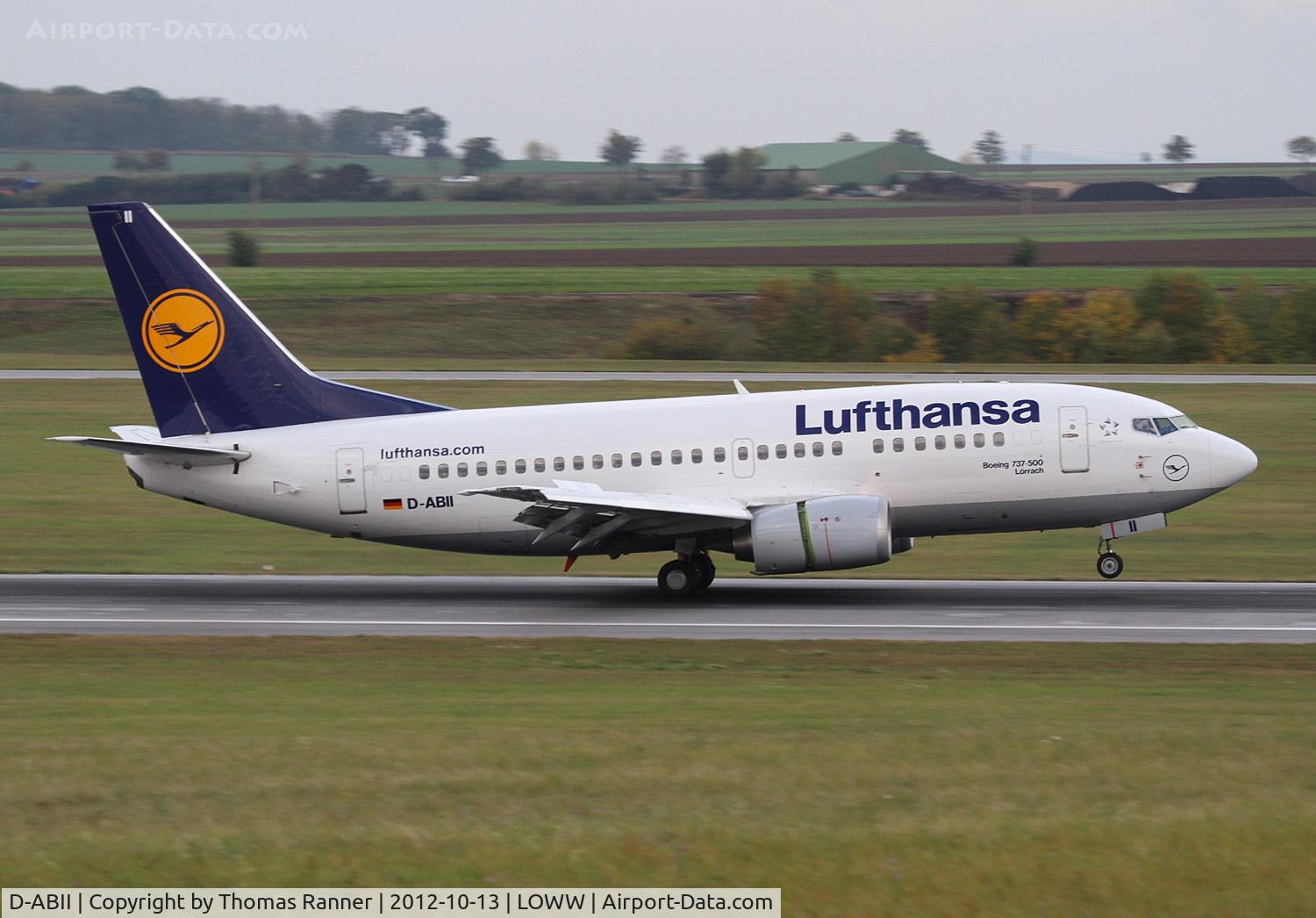 D-ABII, 1991 Boeing 737-530 C/N 24822, Lufthansa Boeing 737