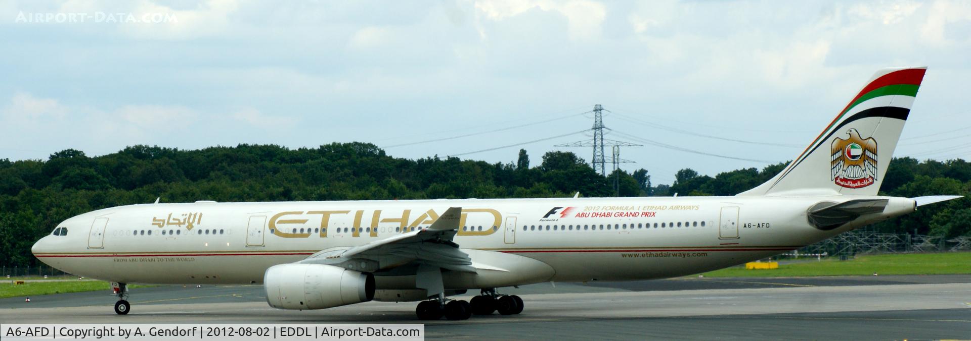 A6-AFD, 2011 Airbus A330-343X C/N 1205, Etihad (