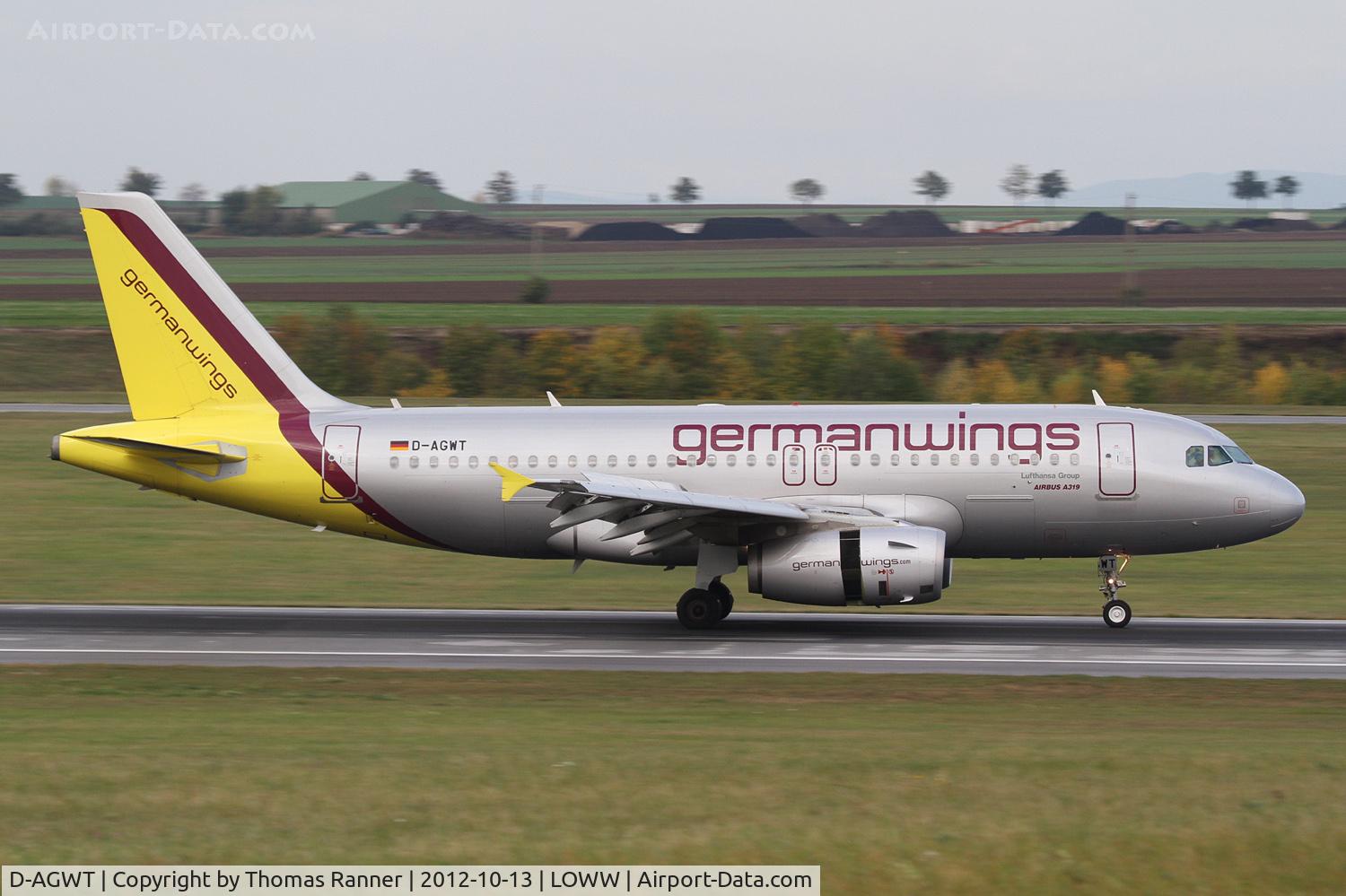 D-AGWT, 2012 Airbus A319-132 C/N 5043, Germanwings Airbus A319