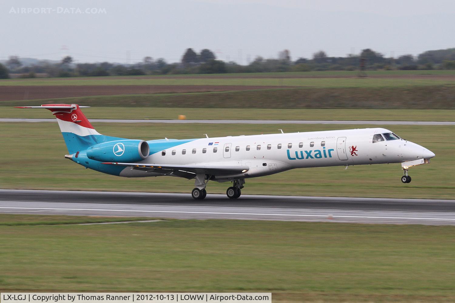 LX-LGJ, 2001 Embraer EMB-145LU (ERJ-145LU) C/N 145395, Luxair Embraer 145