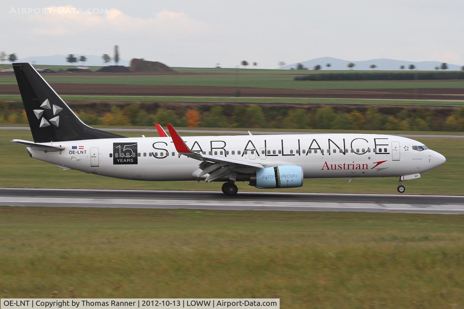 OE-LNT, 2006 Boeing 737-8Z9 C/N 33834, Austrian Airlines Boeing 737