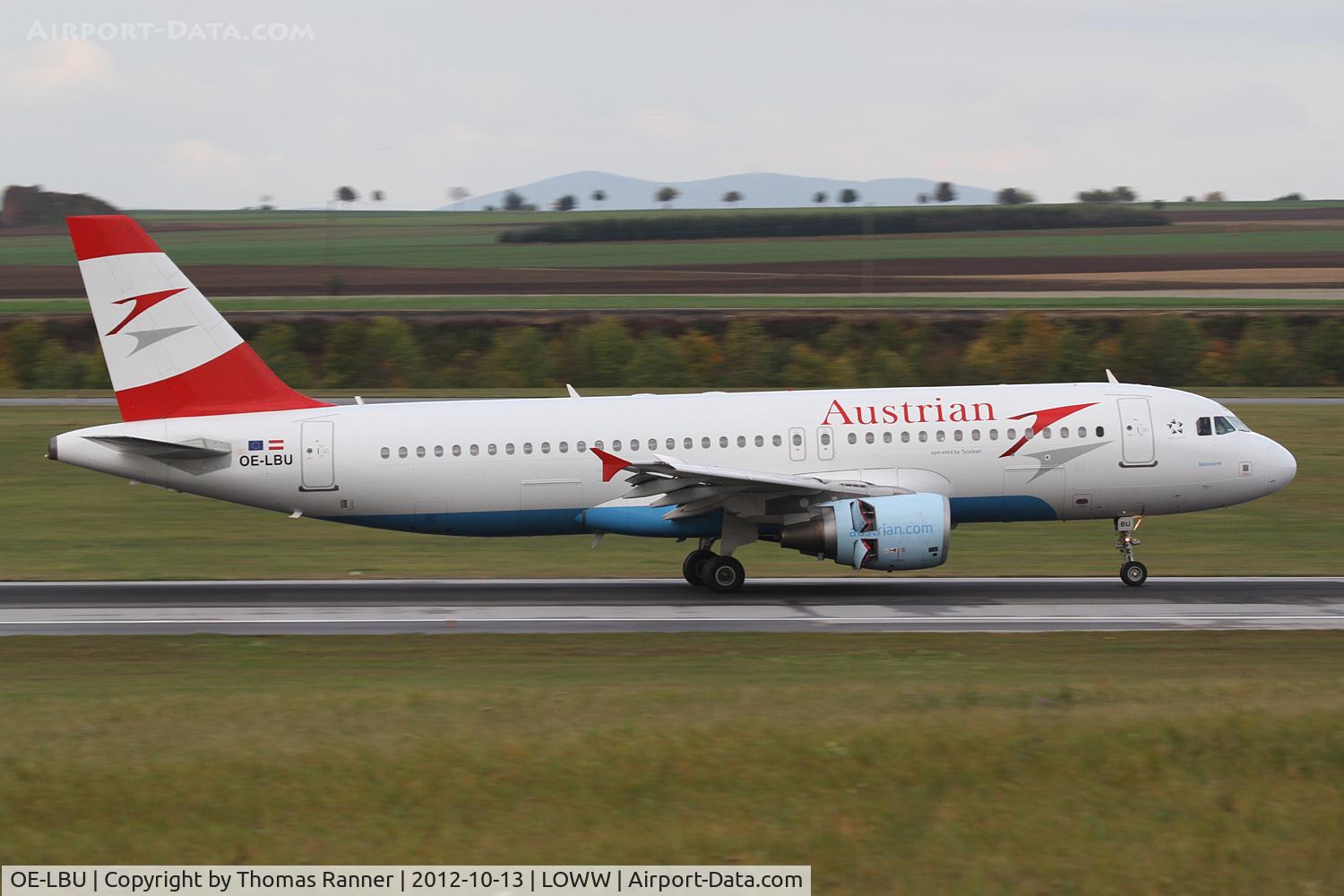 OE-LBU, 2001 Airbus A320-214 C/N 1478, Austrian Airlines Airbus A320