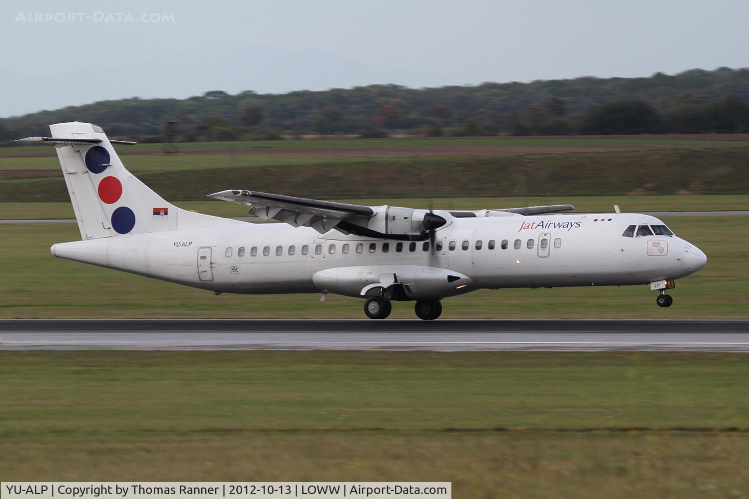 YU-ALP, 1990 ATR 72-202 C/N 189, JAT Airways ATR-72