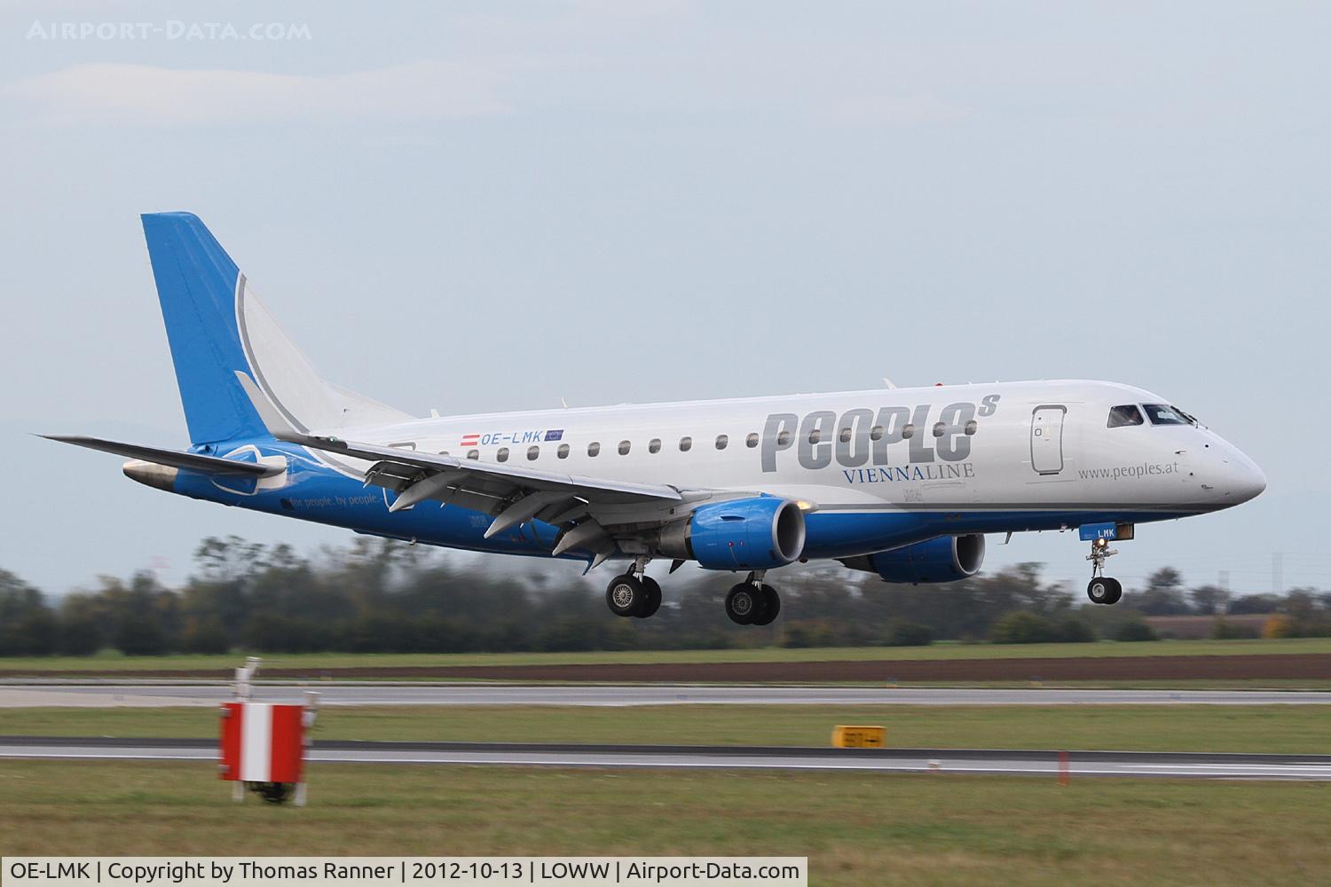 OE-LMK, 2006 Embraer 170LR (ERJ-170-100LR) C/N 17000150, Peoples Viennaline Embraer 170