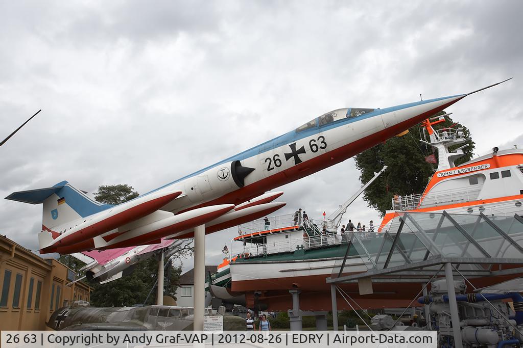 26 63, 1963 Lockheed F-104G Starfighter C/N 683-7409, Germany Air Force F104