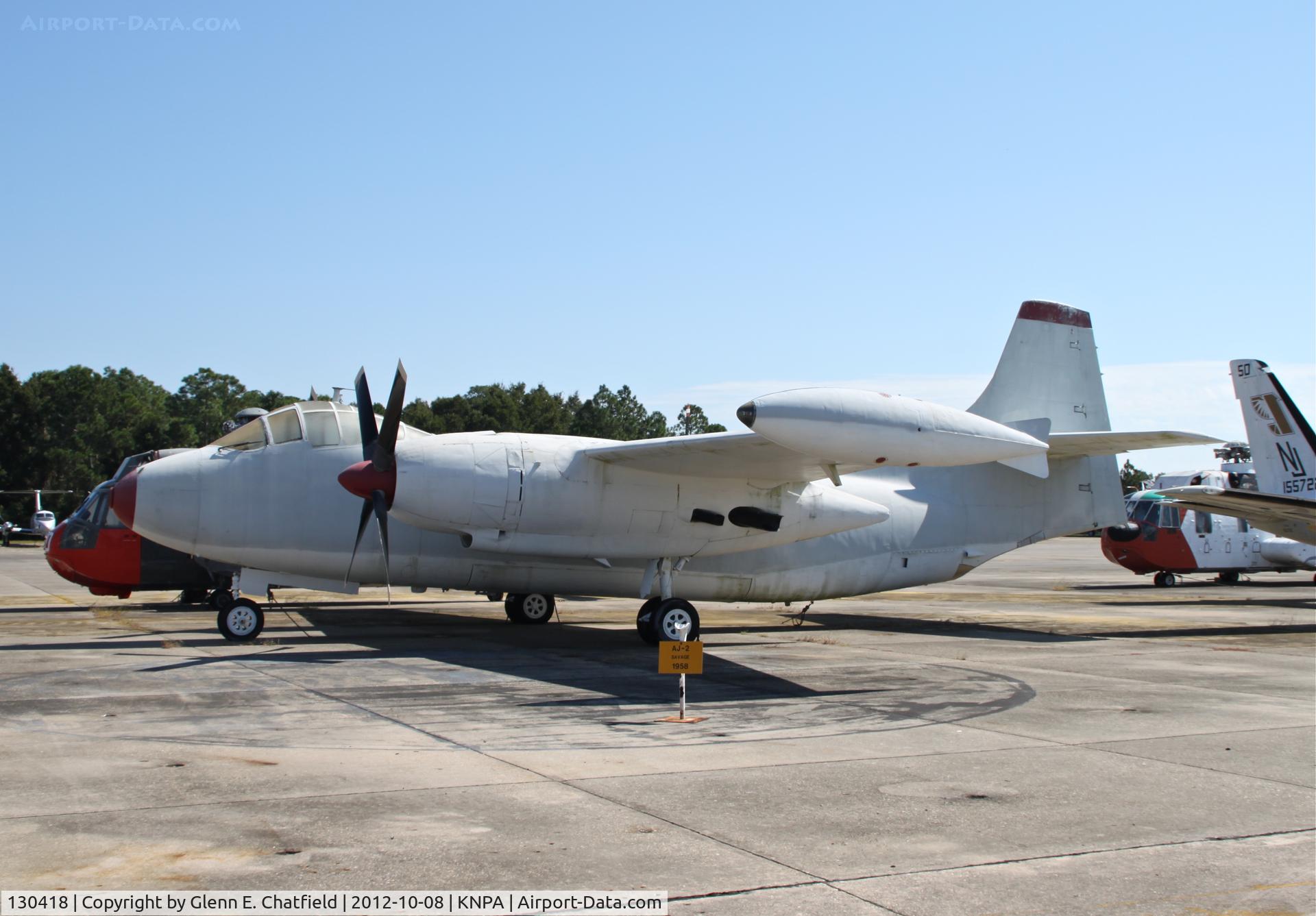 130418, North American AJ-2 Savage C/N 184-14, At the Naval Aviation Museum