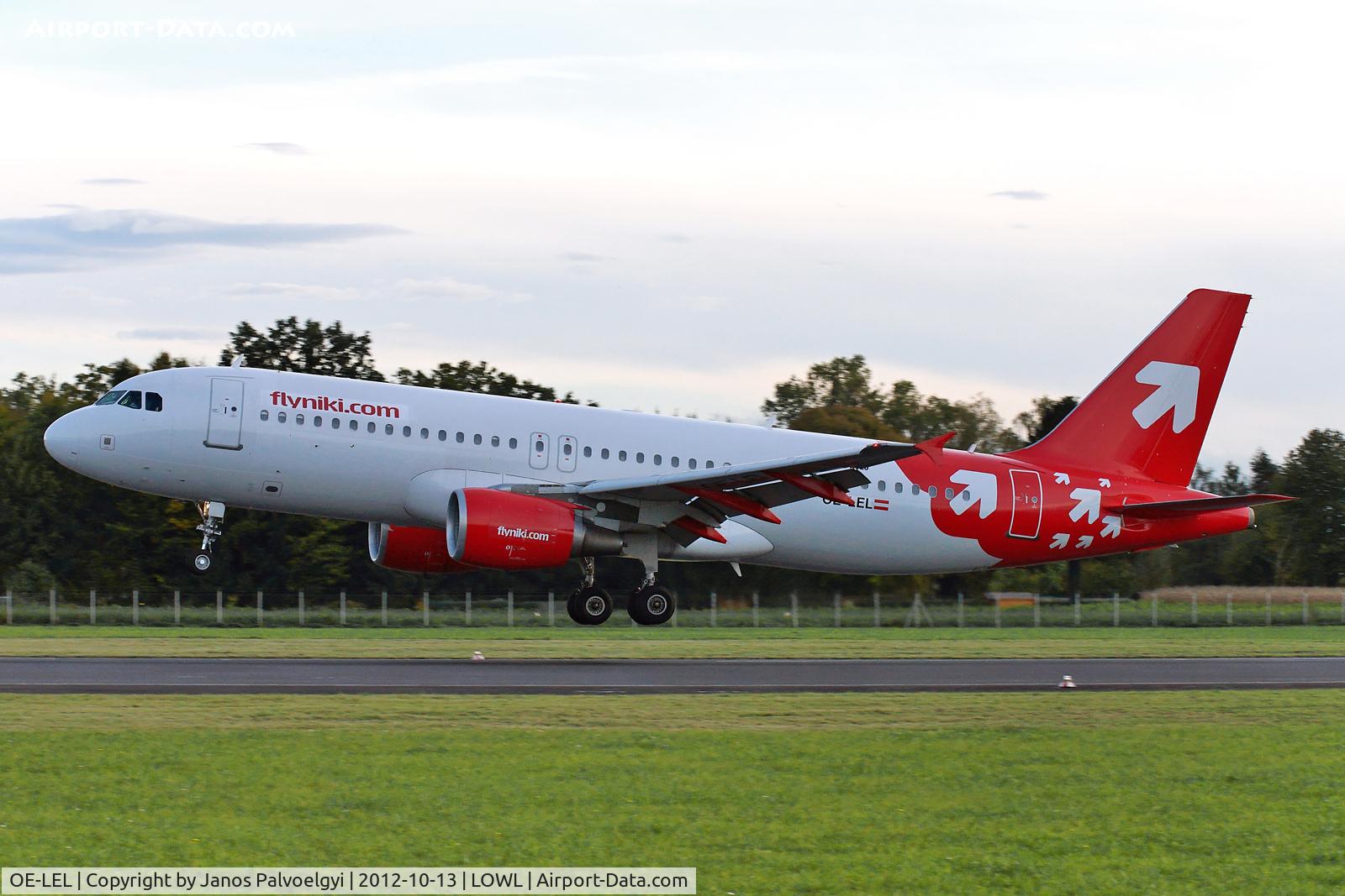 OE-LEL, 2006 Airbus A320-214 C/N 2668, Niki had been leasing this A320 to OLT Express Poland, but that only lasted for several weeks as they ceased operations in July 2012. It has returned to the Niki fleet but has now taken up a slightly different corporate colors