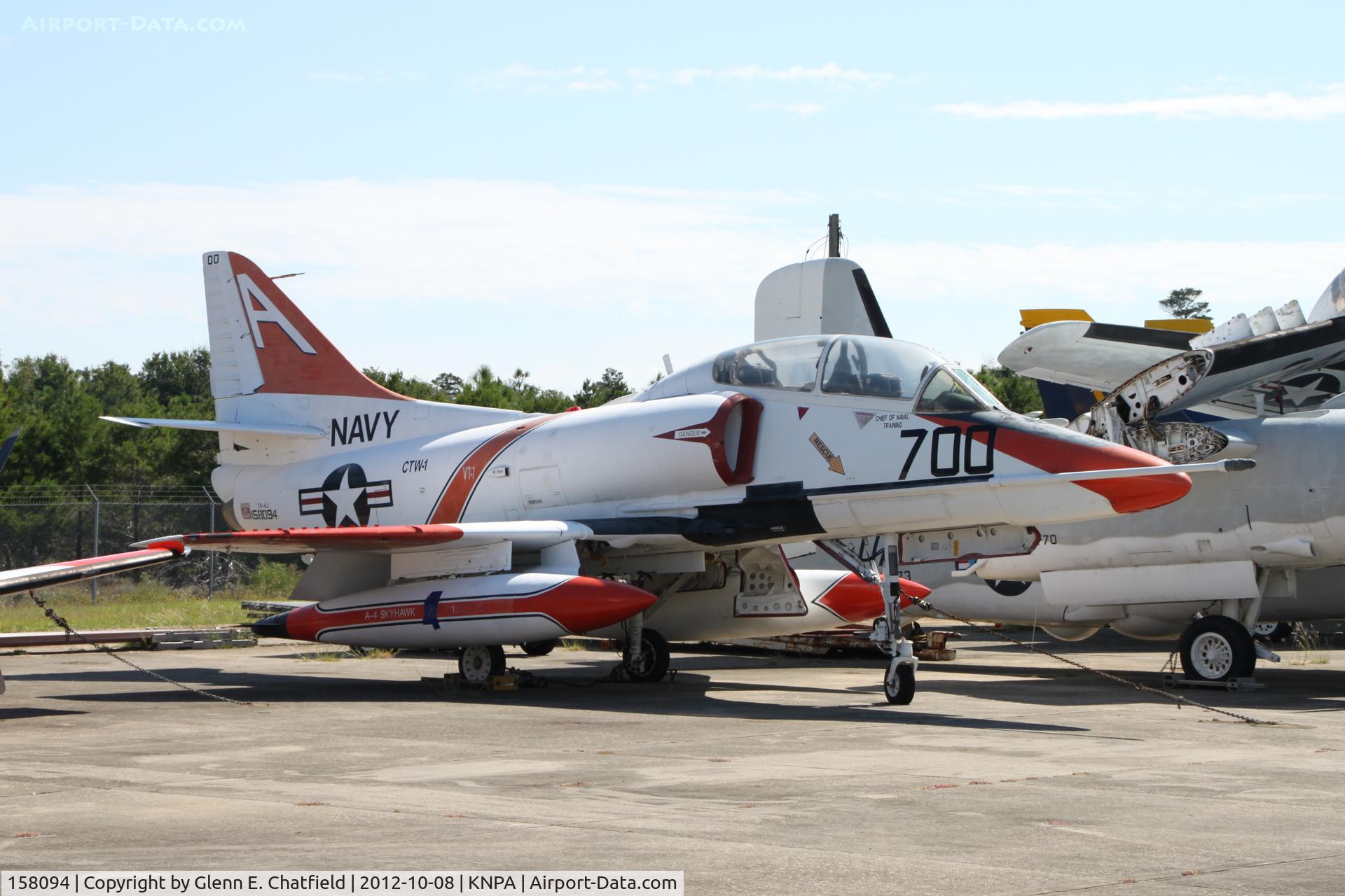 158094, Douglas TA-4J Skyhawk C/N 14131, At the Naval Aviation Museum