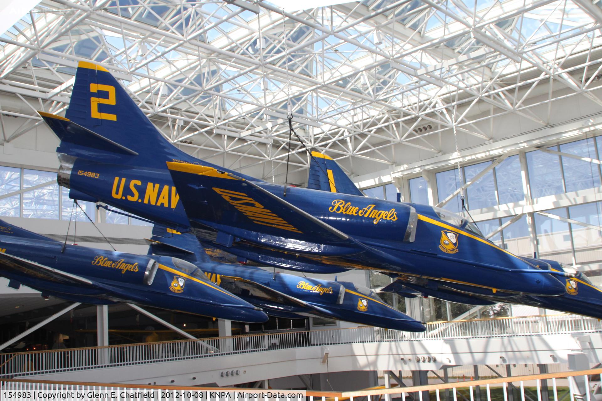 154983, Douglas A-4F Skyhawk C/N 13799, At the Naval Aviation Museum