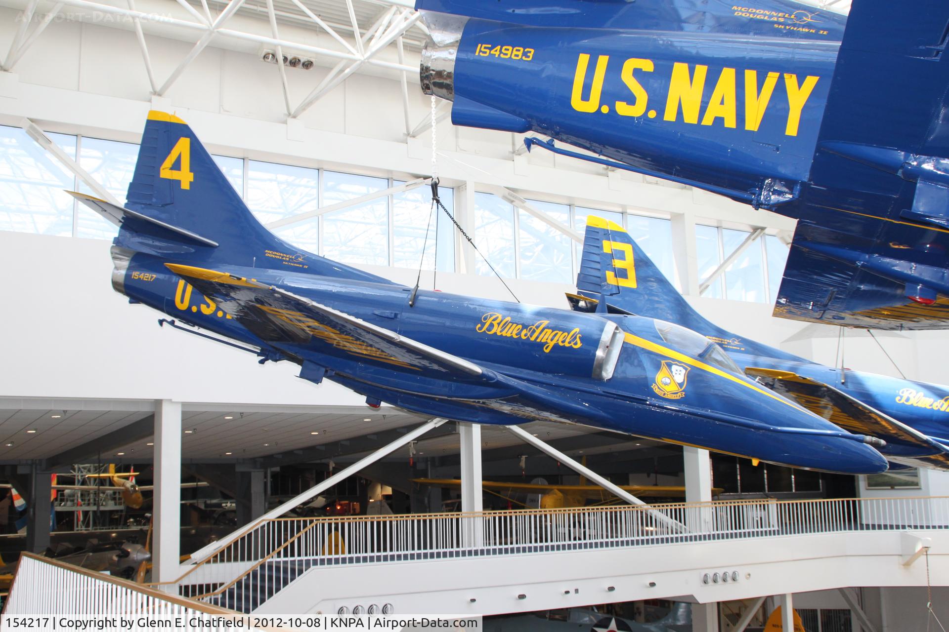 154217, Douglas A-4F Skyhawk C/N 13674, At the Naval Aviation Museum