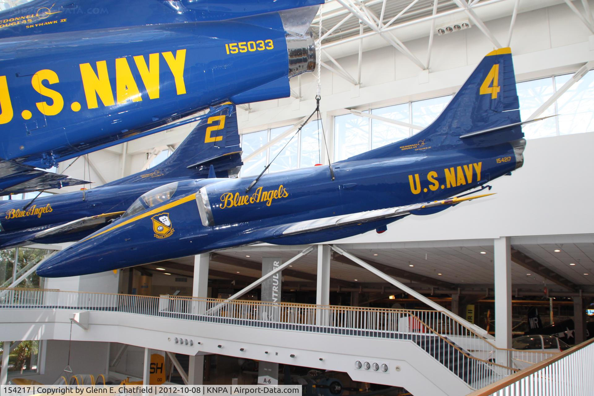 154217, Douglas A-4F Skyhawk C/N 13674, At the Naval Aviation Museum