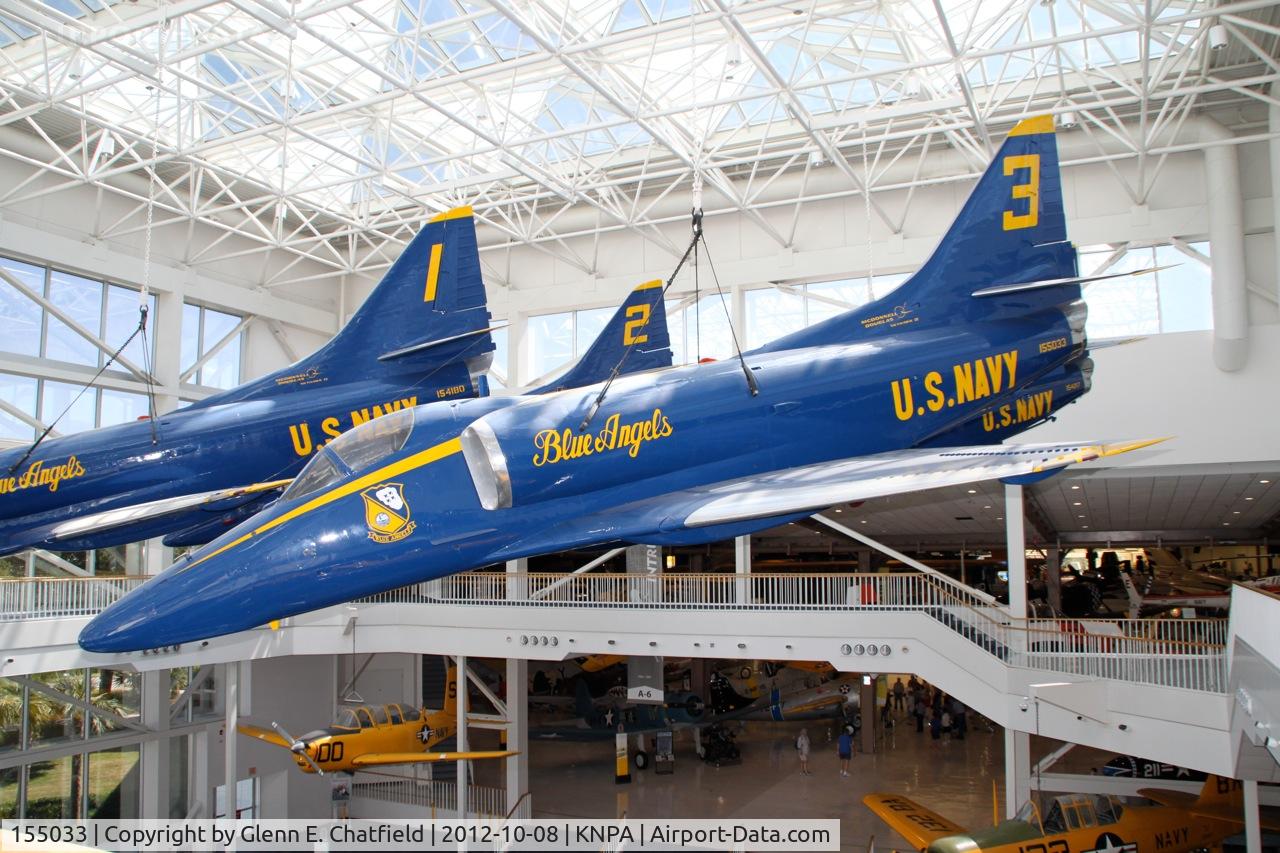 155033, Douglas A-4F Skyhawk C/N 13849, At the Naval Aviation Museum