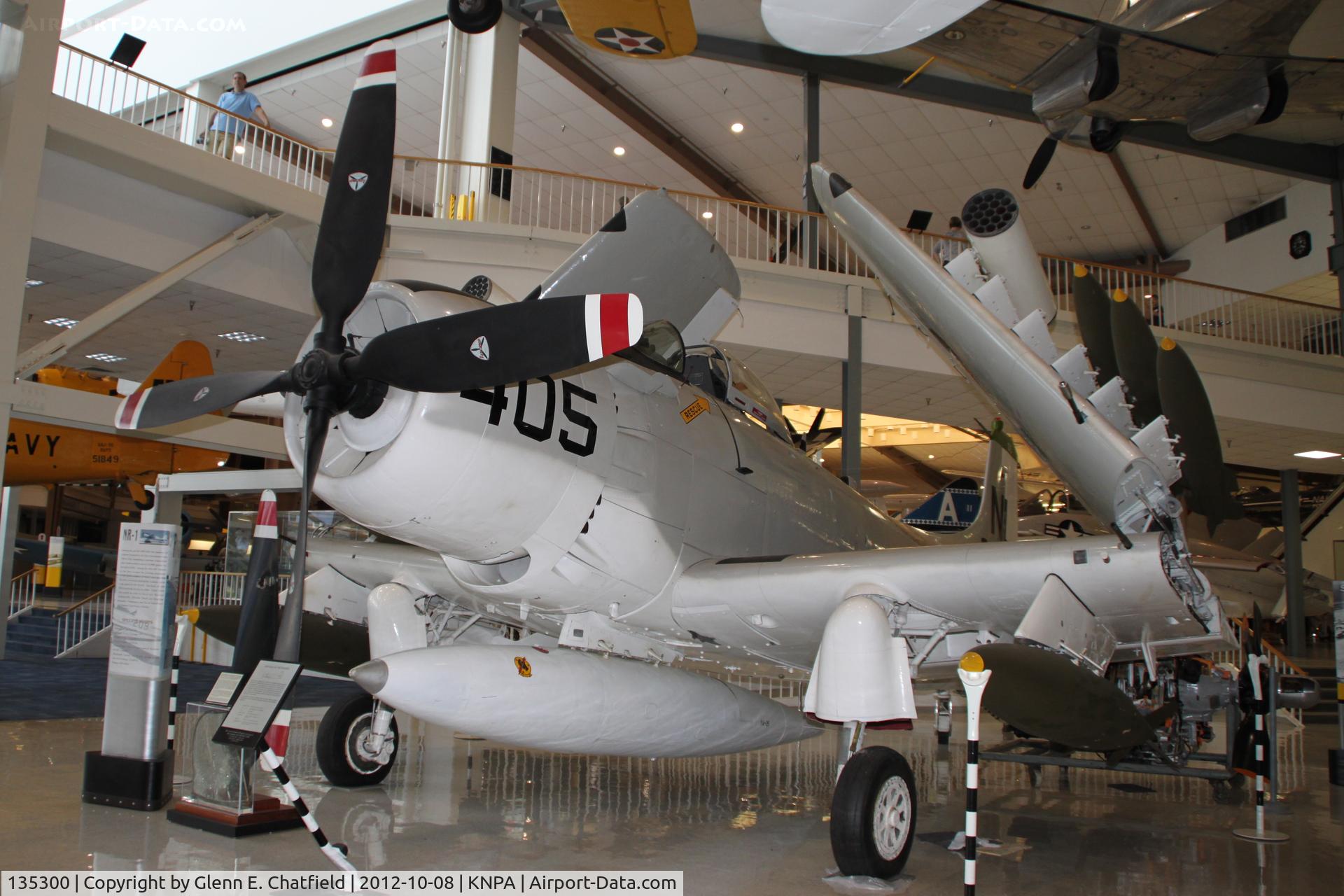 135300, Douglas A-1H Skyraider C/N 9944, At the Naval Aviation Museum