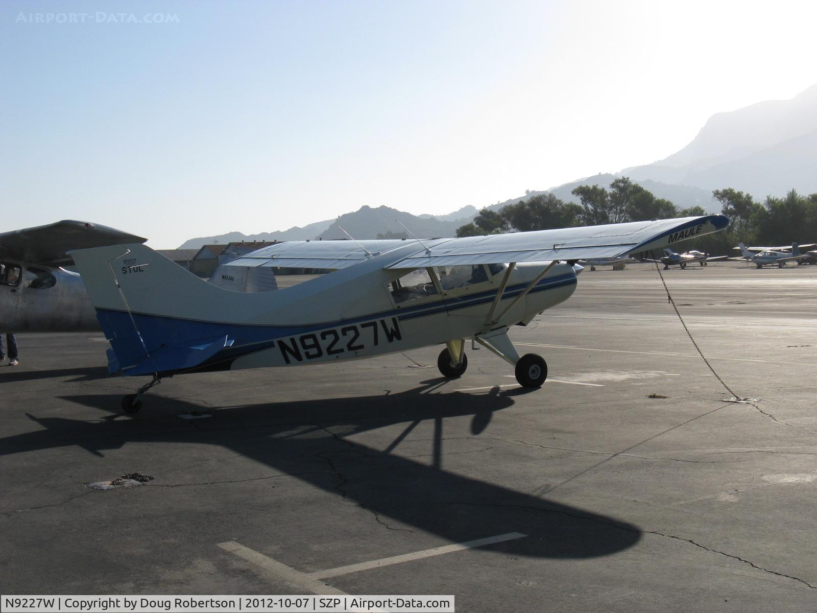 N9227W, Maule MX-7-180 Star Rocket C/N 11097C, 1993 Maule MX-7-180C STAR ROCKET STOL, Lycoming O&VO-360 180 Hp