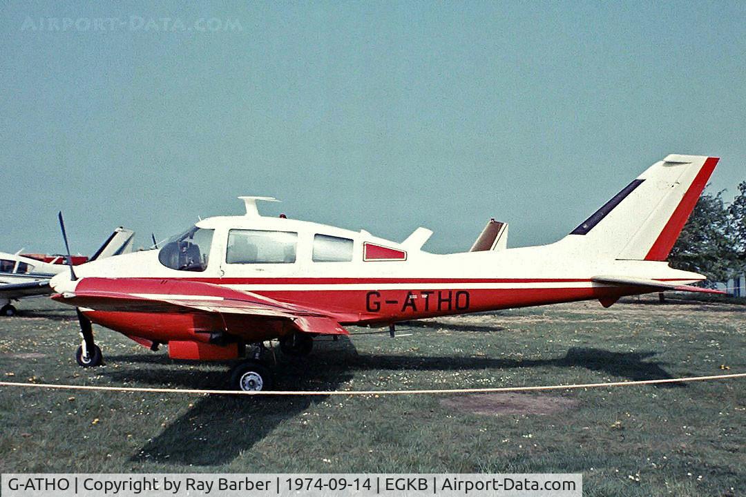 G-ATHO, 1965 Beagle B-206 Series 1 C/N B019, Beagle B.206C Srs.1 [B019] Biggin Hill~G 14/09/1974