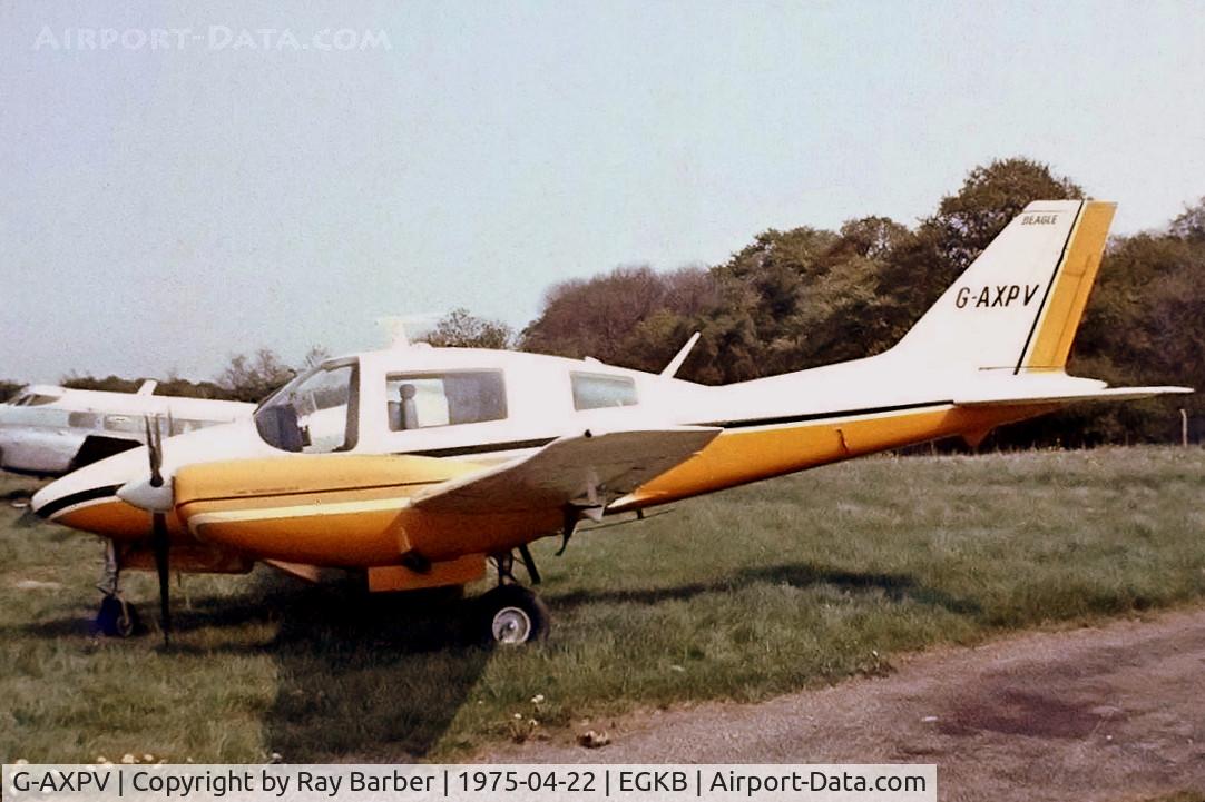 G-AXPV, 1967 Beagle B-206 Series 2 C/N B074, Beagle B.206S Srs.2 [B074] Biggin Hill~G 22/04/1975