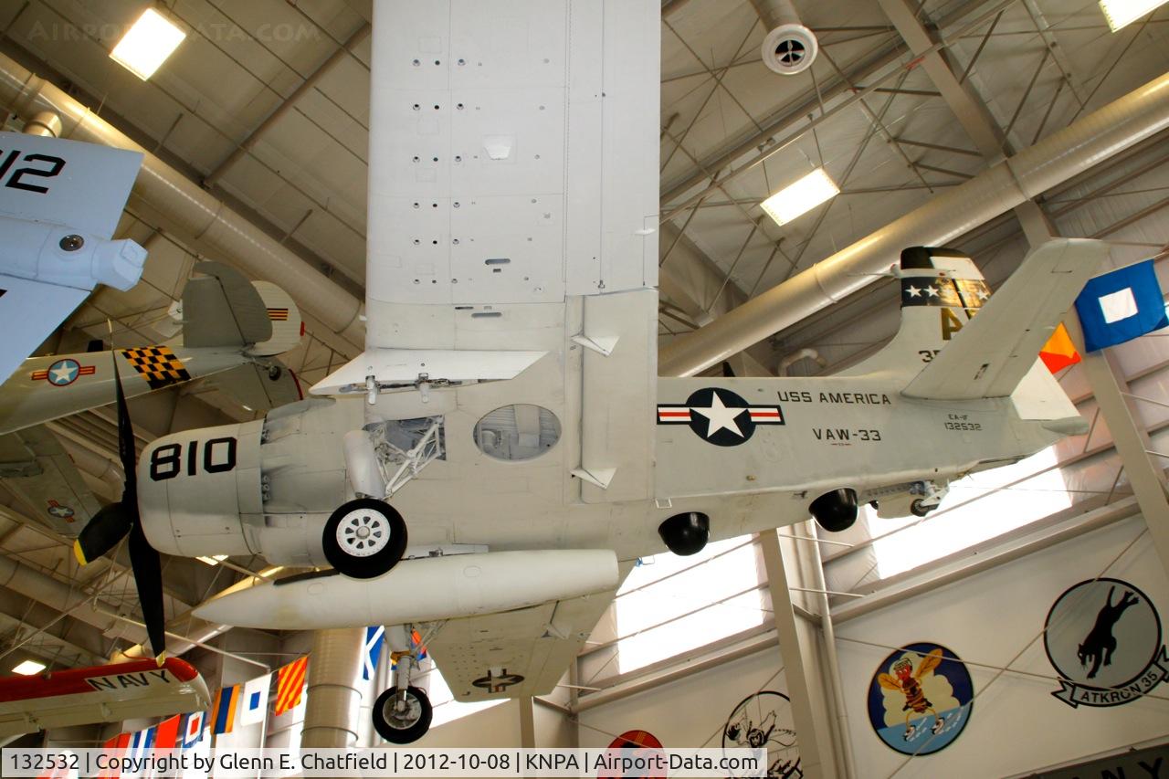 132532, Douglas A-1G Skyraider C/N 8927, At the Naval Aviation Museum