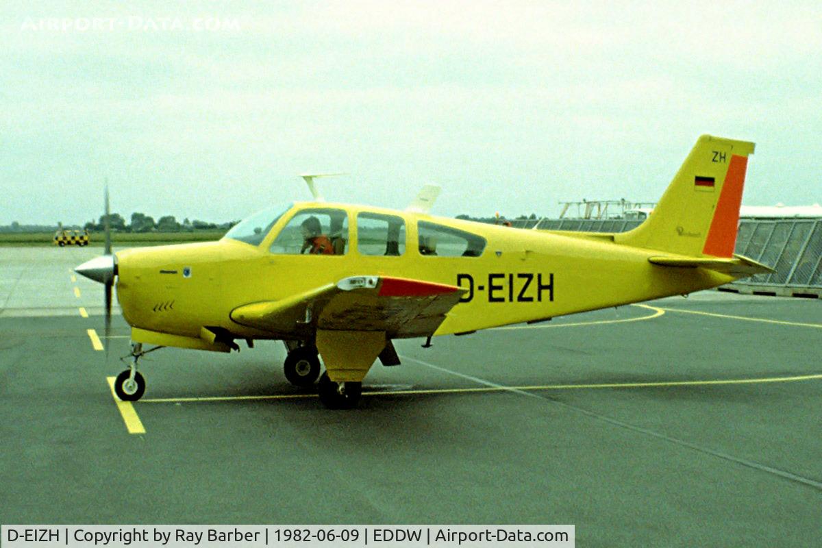 D-EIZH, Beech F33A Bonanza C/N CE-784, Beech F33A Bonanza [CE-784] Bremen~D 09/06/1982