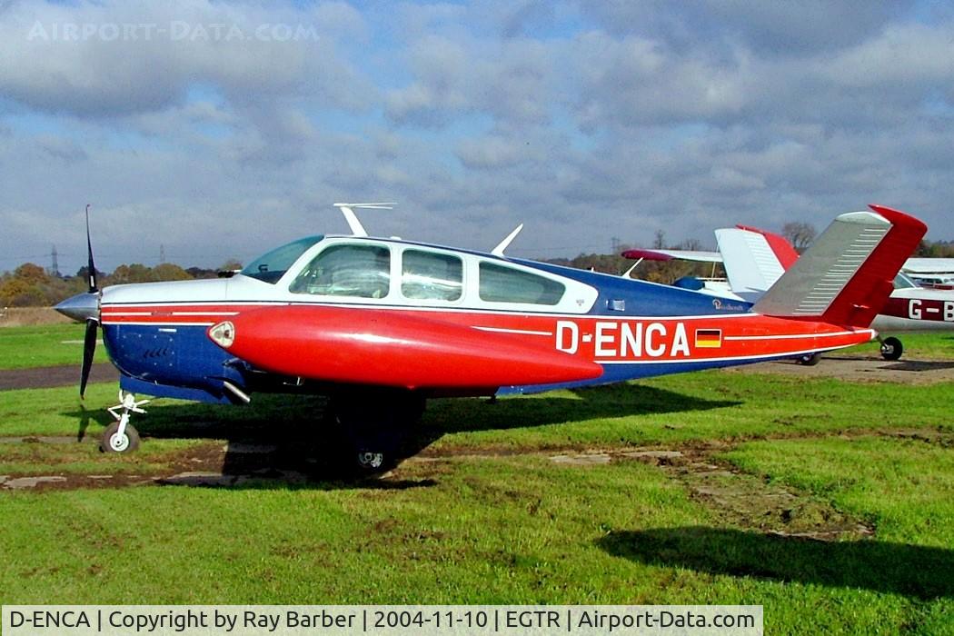 D-ENCA, 1978 Beech V35B Bonanza C/N D-10134, Beech V35B Bonanza [D-10134] Elstree~G 10/11/2004