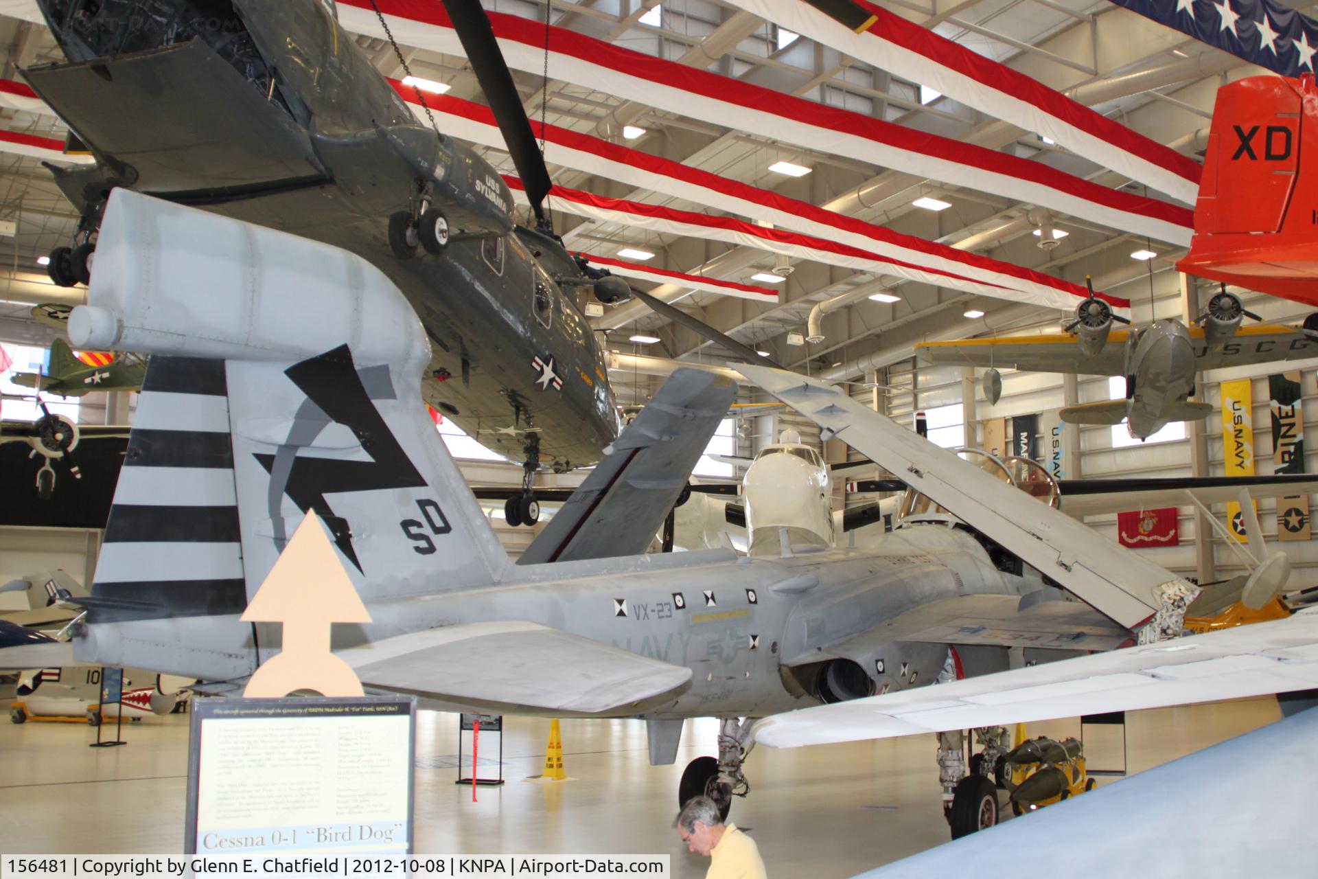 156481, Grumman EA-6B Prowler C/N P-4, At the Naval Aviation Museum