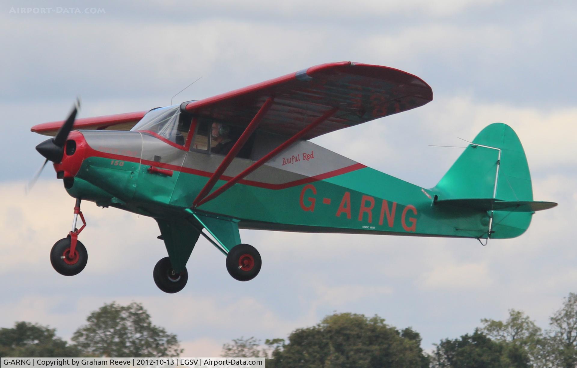 G-ARNG, 1961 Piper PA-22-108 Colt Colt C/N 22-8547, Just taken off.