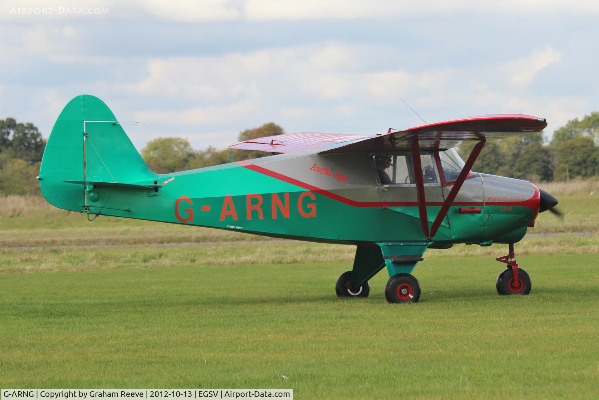 G-ARNG, 1961 Piper PA-22-108 Colt Colt C/N 22-8547, About to depart.