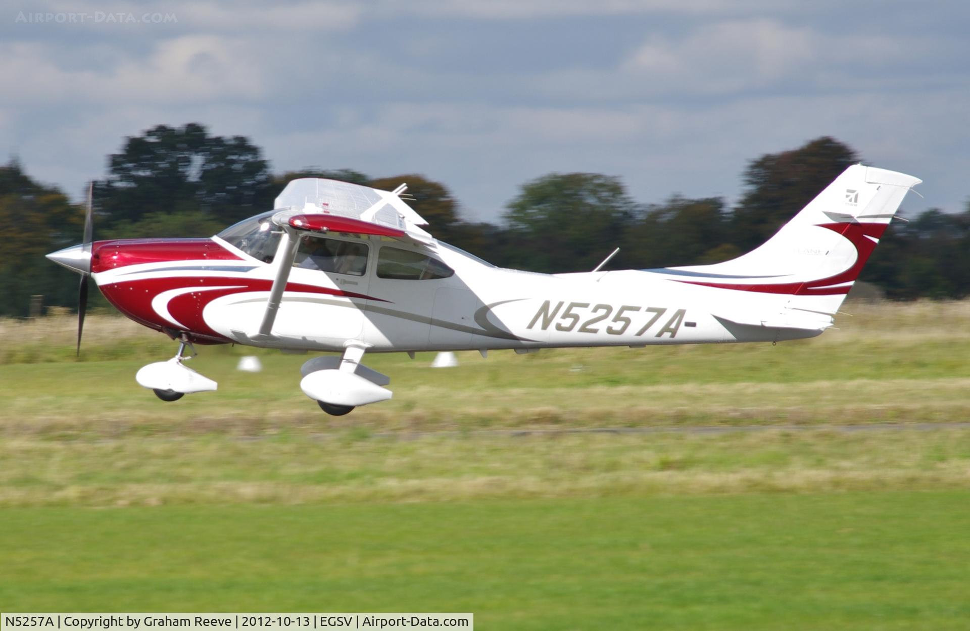 N5257A, Cessna 182T Skylane C/N 18282181, Just taken off.