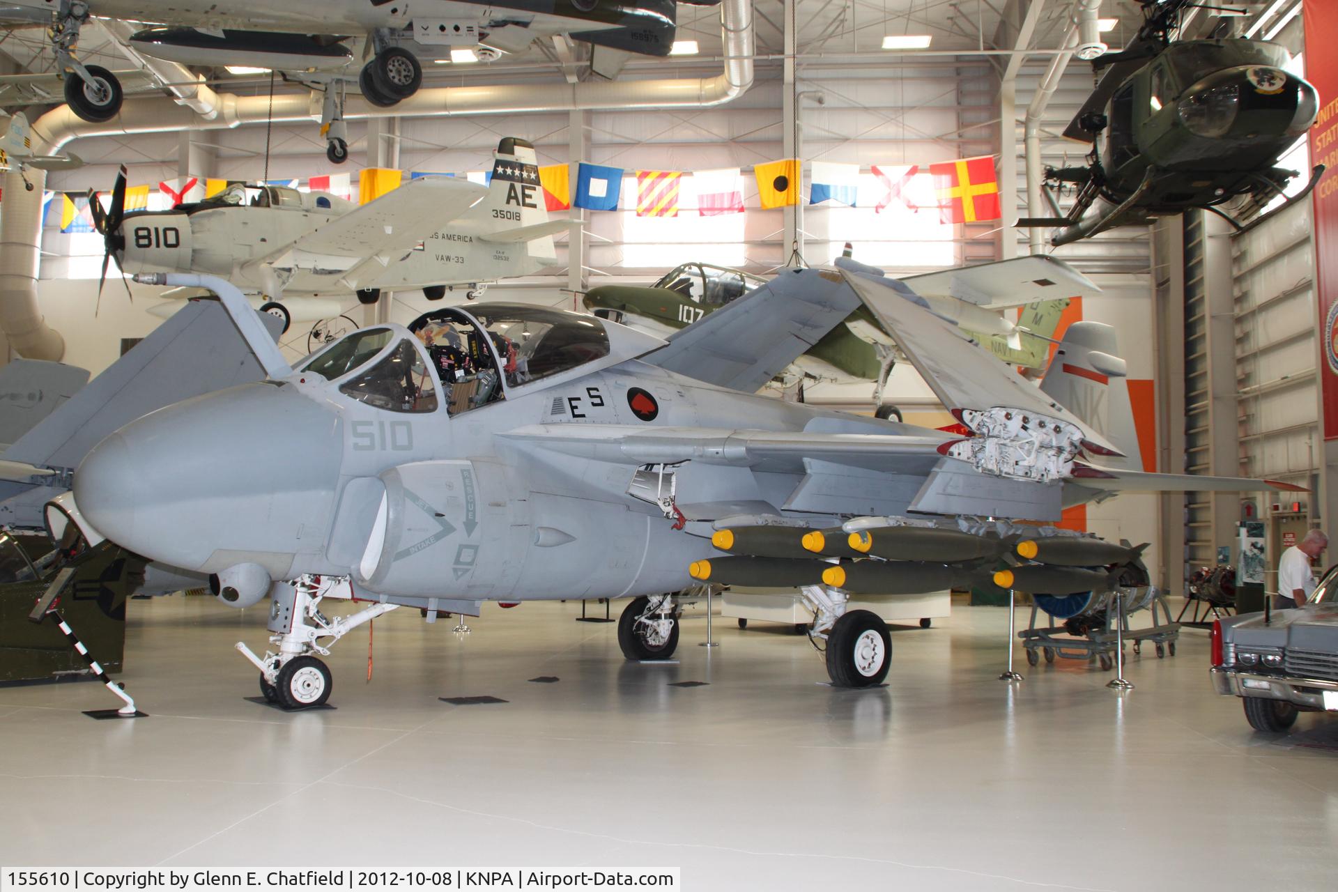 155610, 1968 Grumman A-6E Intruder C/N I-336, At the Naval Aviation Museum
