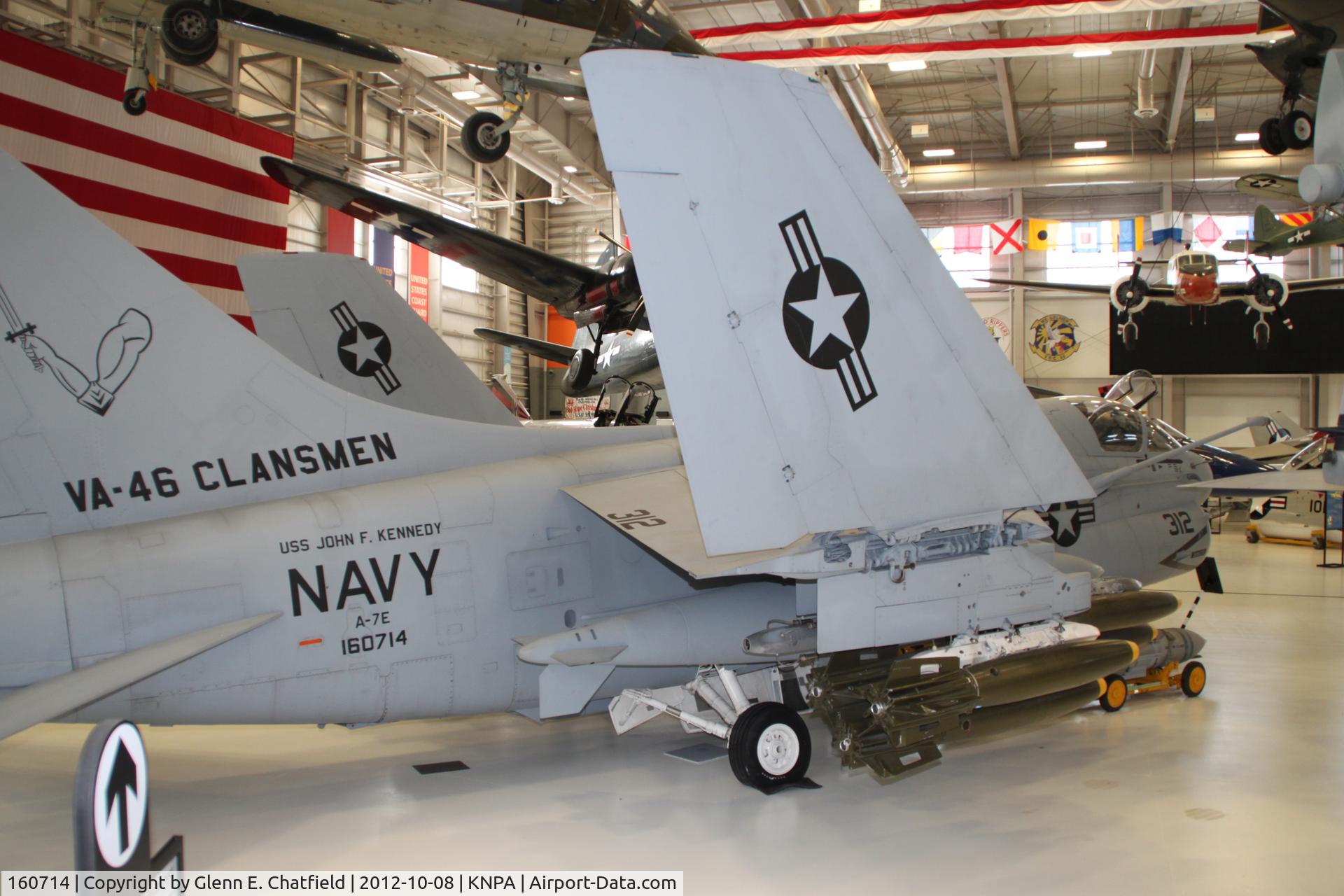 160714, LTV A-7E Corsair II C/N E-547, At the Naval Aviation Museum