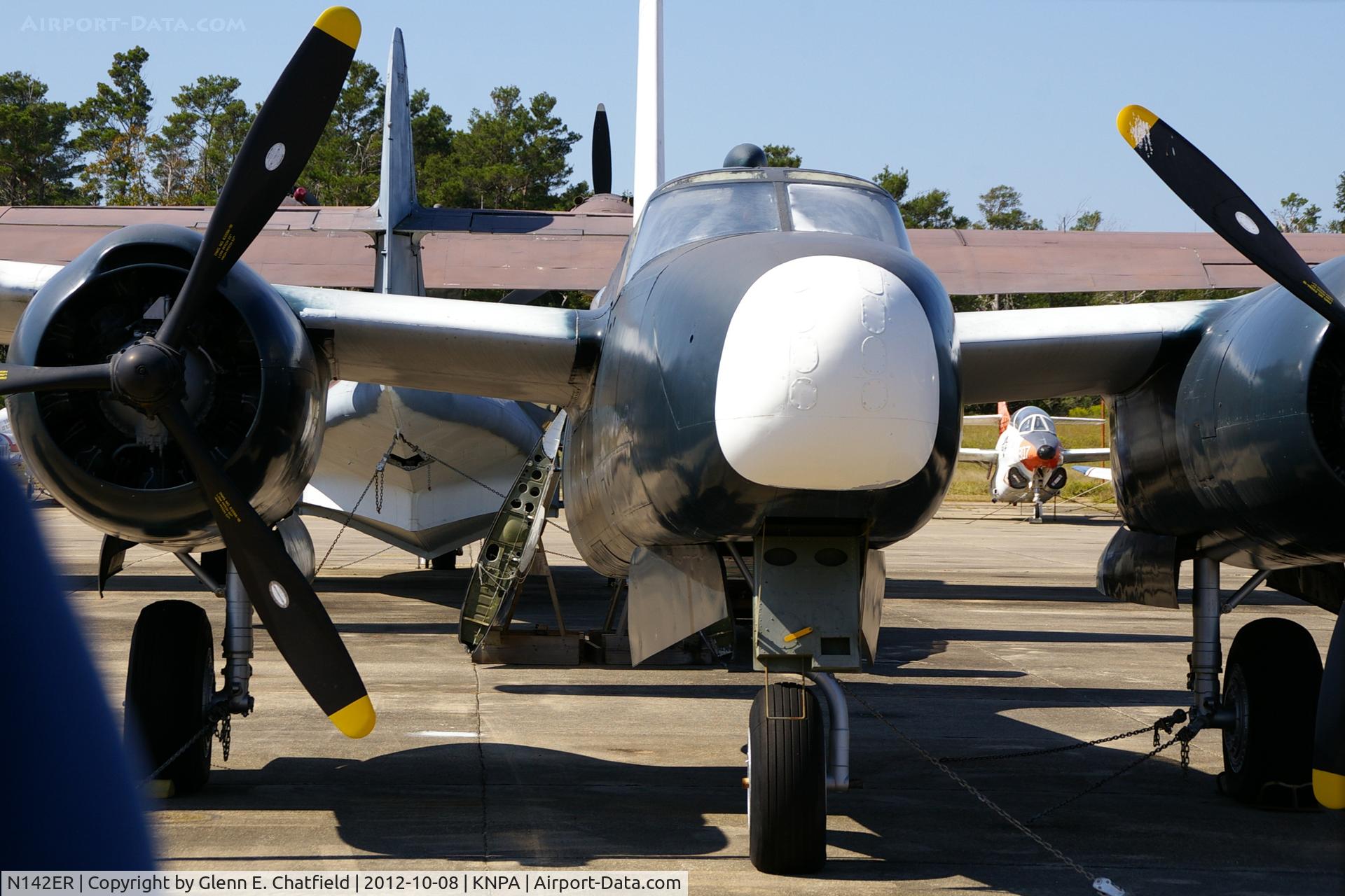 N142ER, Douglas A-26B Invader C/N 6928, At the Naval Aviation Museum
