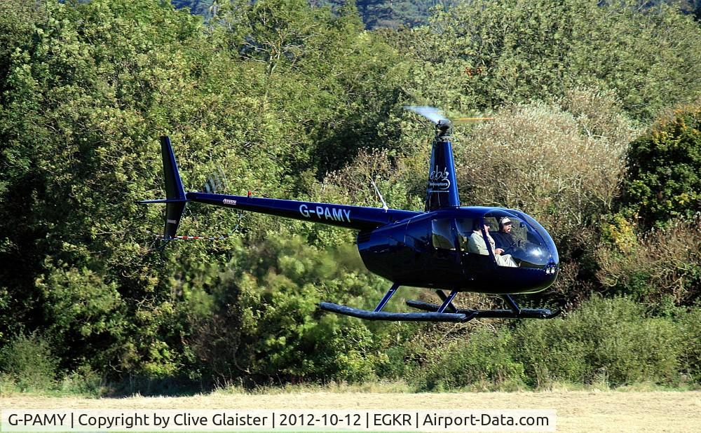 G-PAMY, 2007 Robinson R44 Clipper II C/N 11641, Originally owned to and currently with, Batchelor Aviation Ltd in March 2007.