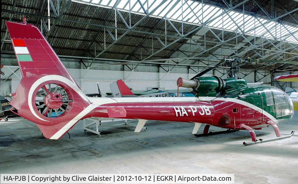 HA-PJB, 1977 Aerospatiale SA-341G Gazelle C/N 1392, Ex: N49534 > N2TV > G-BZLA > YU-PJB > HA-PJB - Originally owned to and Trading as, PJ Brown Civil Engineering & Haulage in January 2003 as G-BZLA and de-registered January 2007.